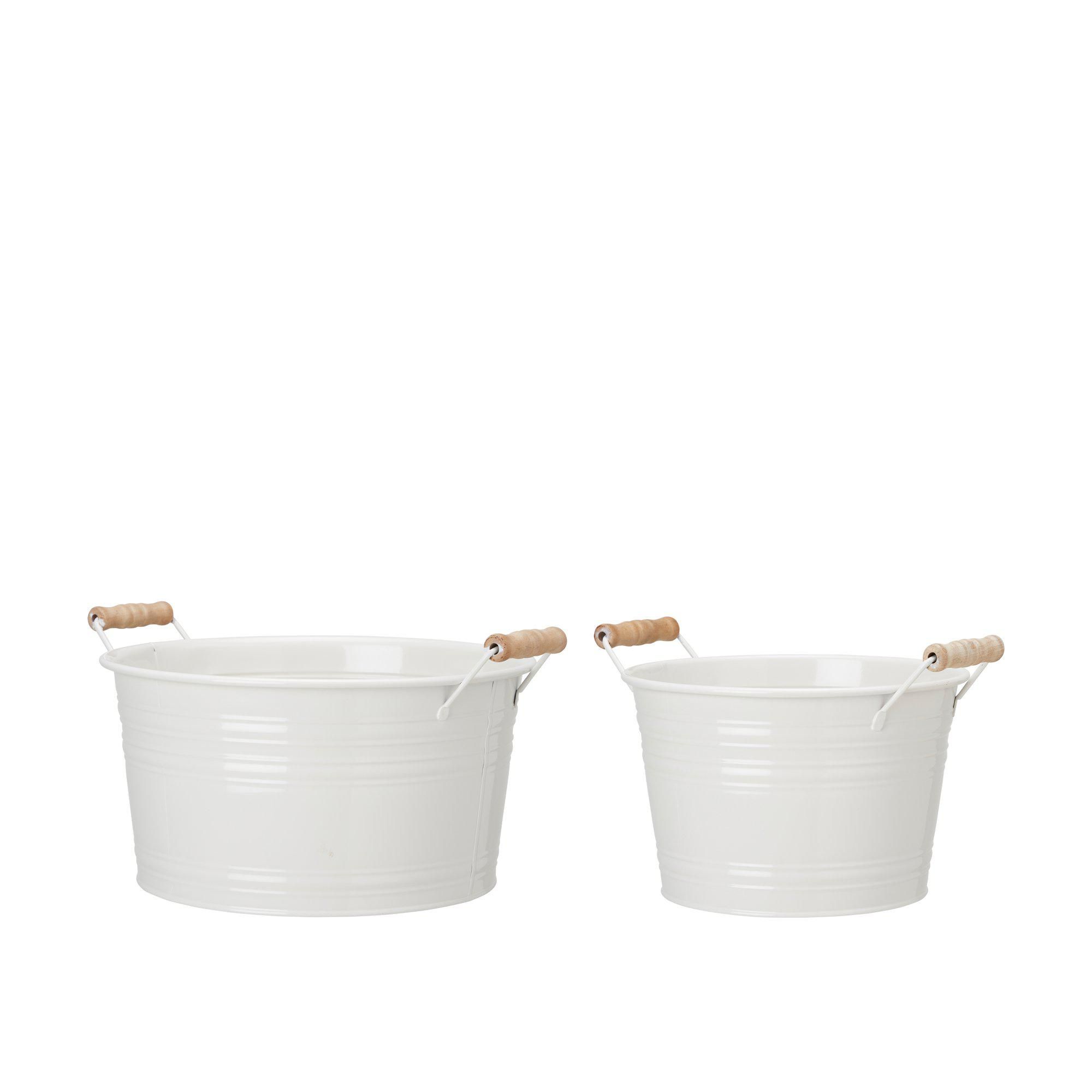 ARIELLA Plantering 2/S Vit - Vit - 30x16+3 23x15+3cm