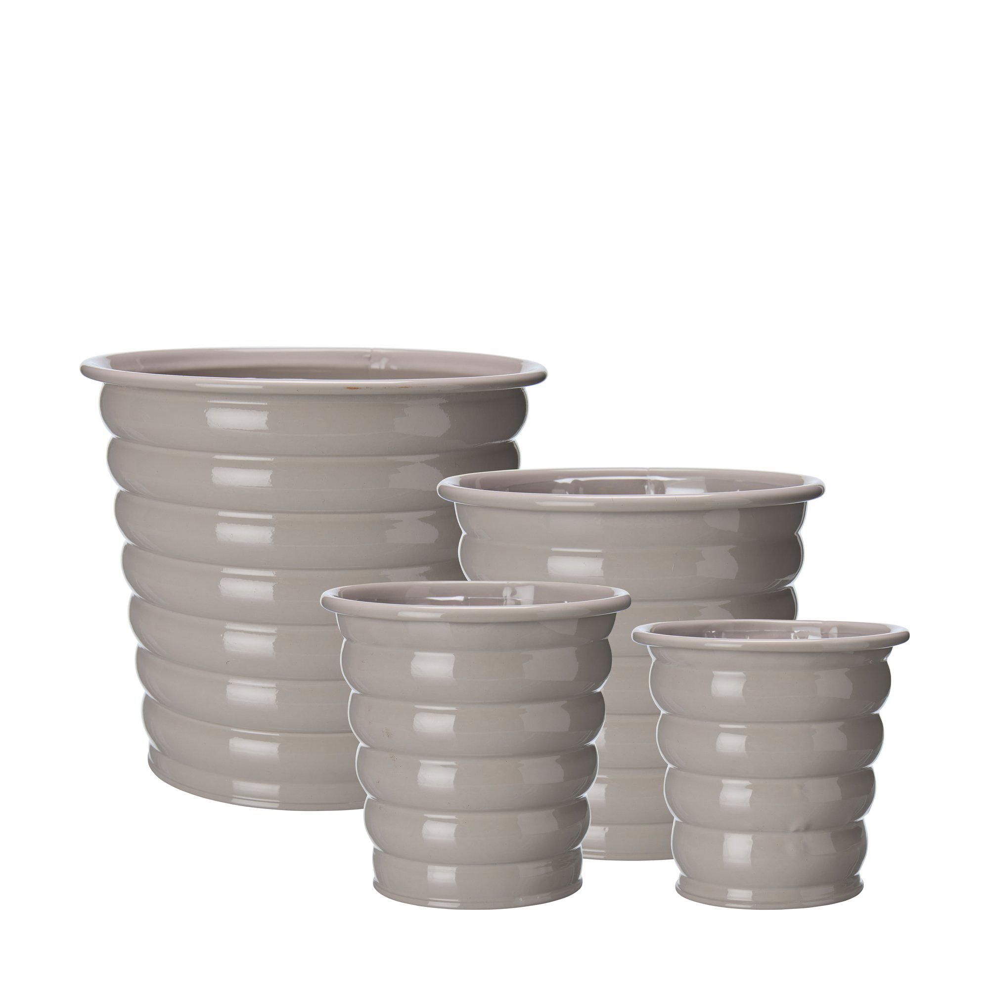 ALICE Pot S/4 Offwhite - Offwhite - 20x18 17x15 13x13cm