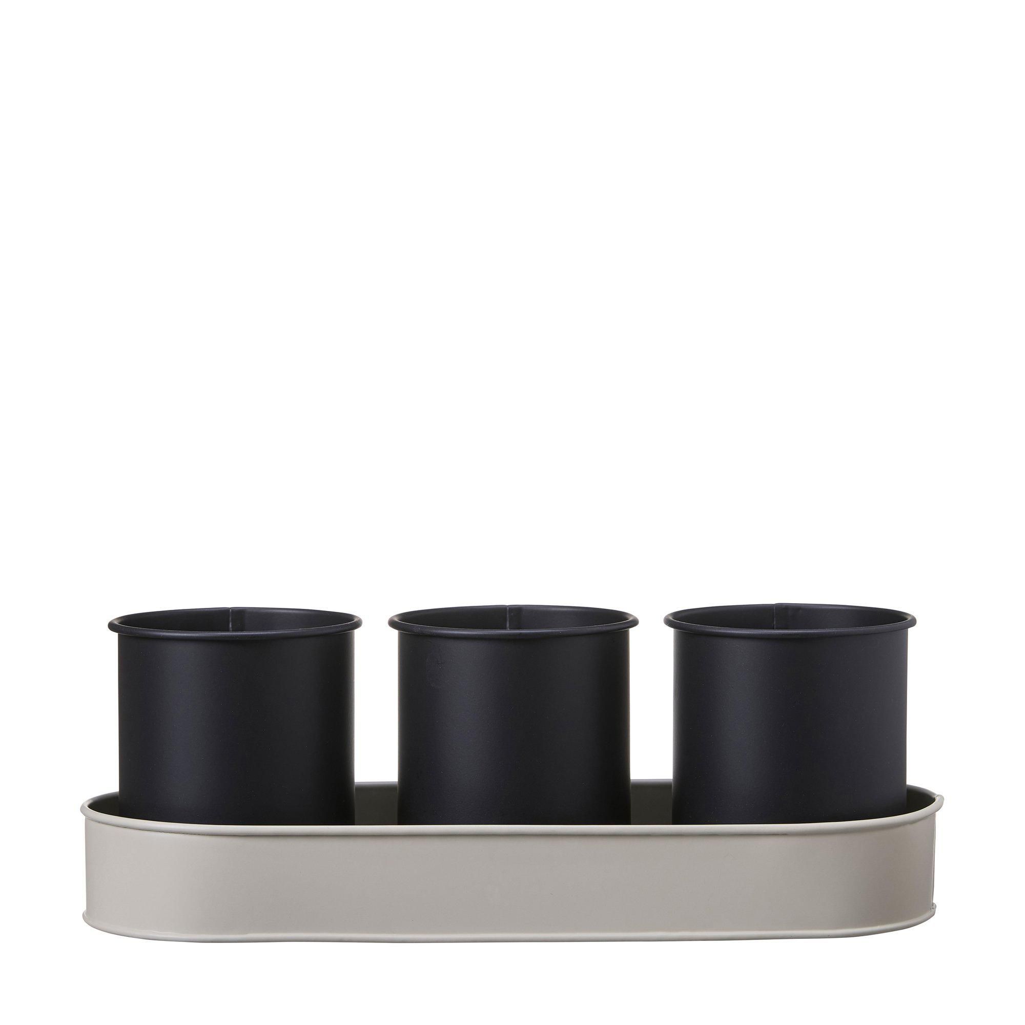 NOOR Kryddkruka Offwhite/Svart - Offwhite/Svart - 30x10x4cm