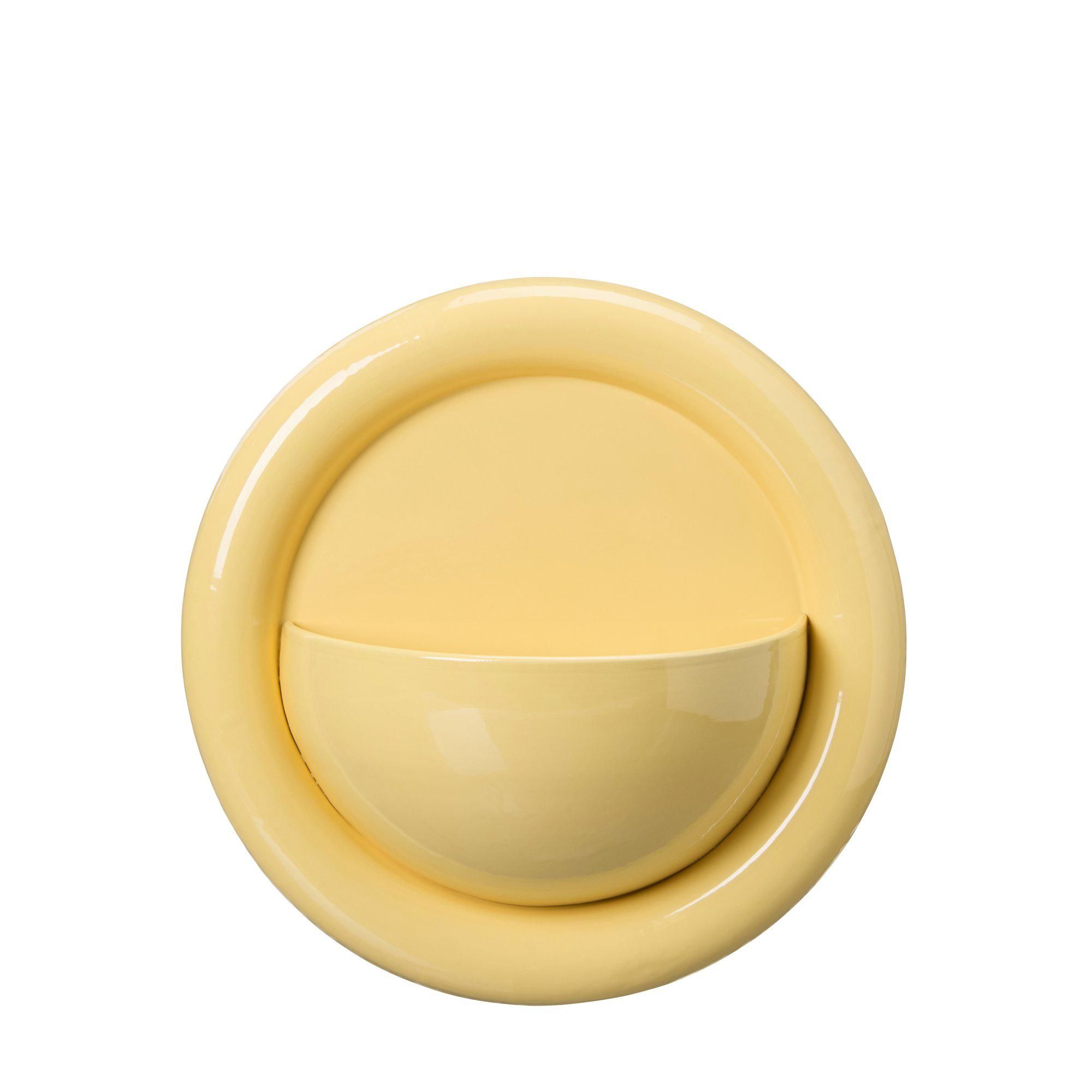 HILLEVI Wall Pot Yellow - Yellow - 30x10cm