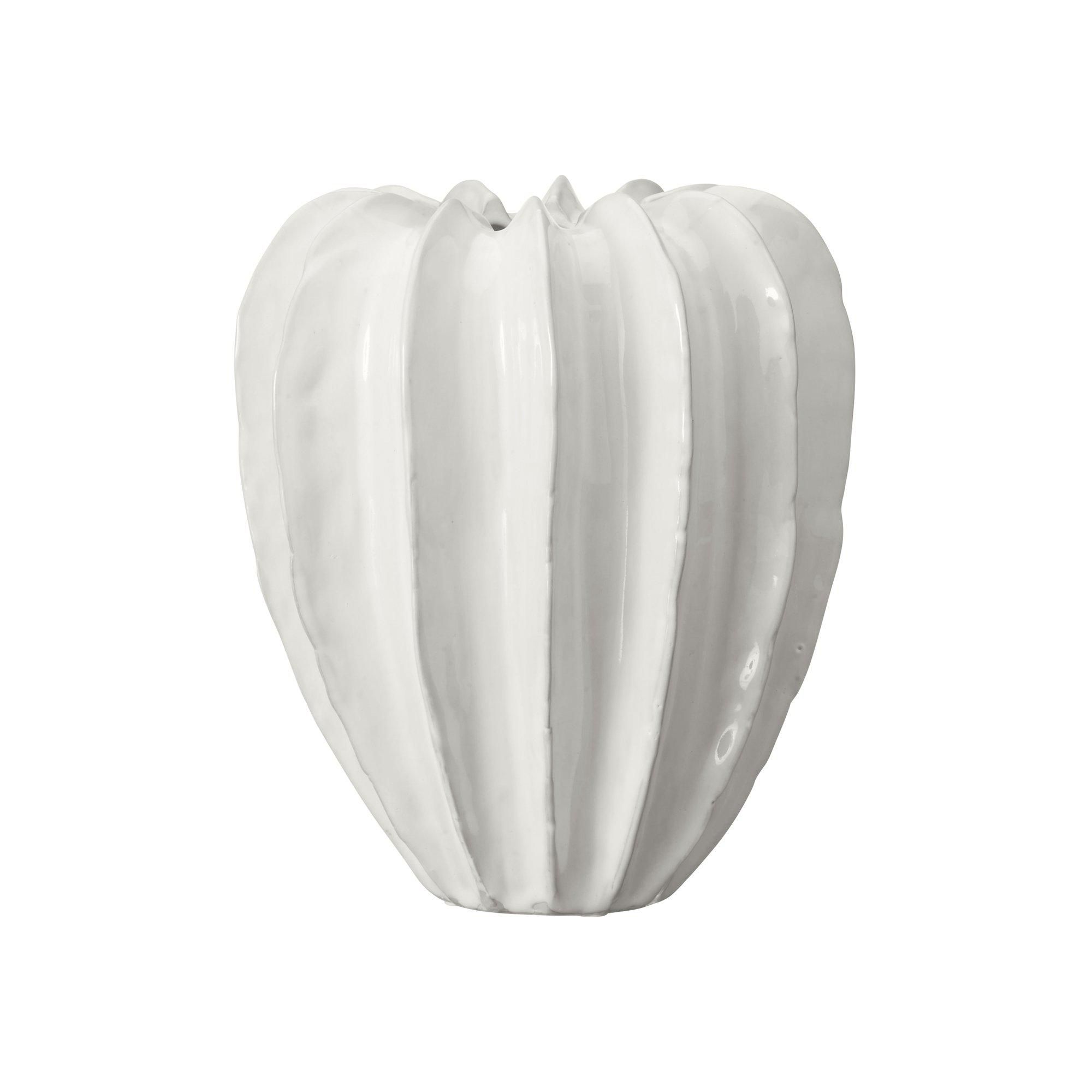 LILLIAN Vas Offwhite - Offwhite - 21x23cm