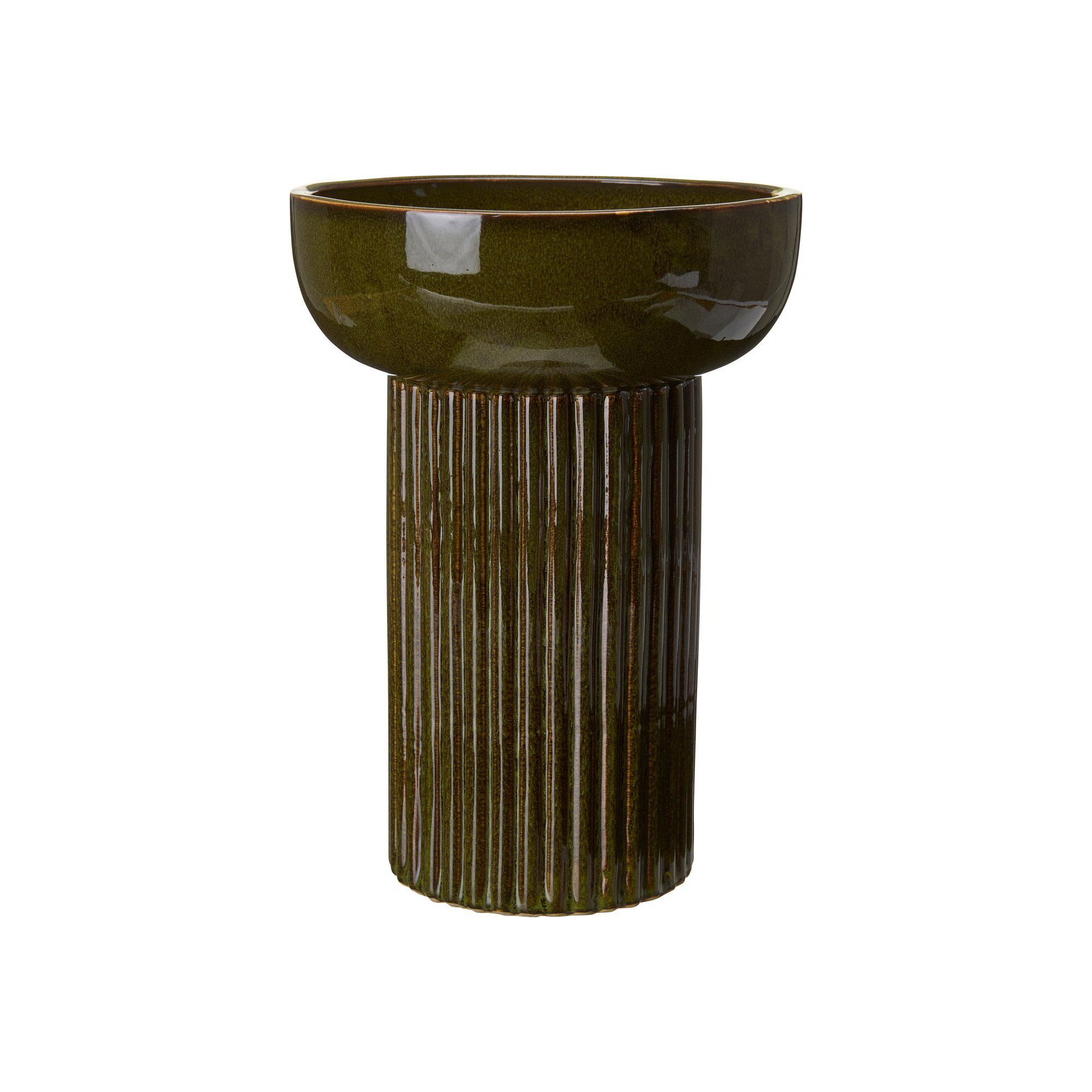ULLA Pot High Green Melange - Green Melange - 19x27cm