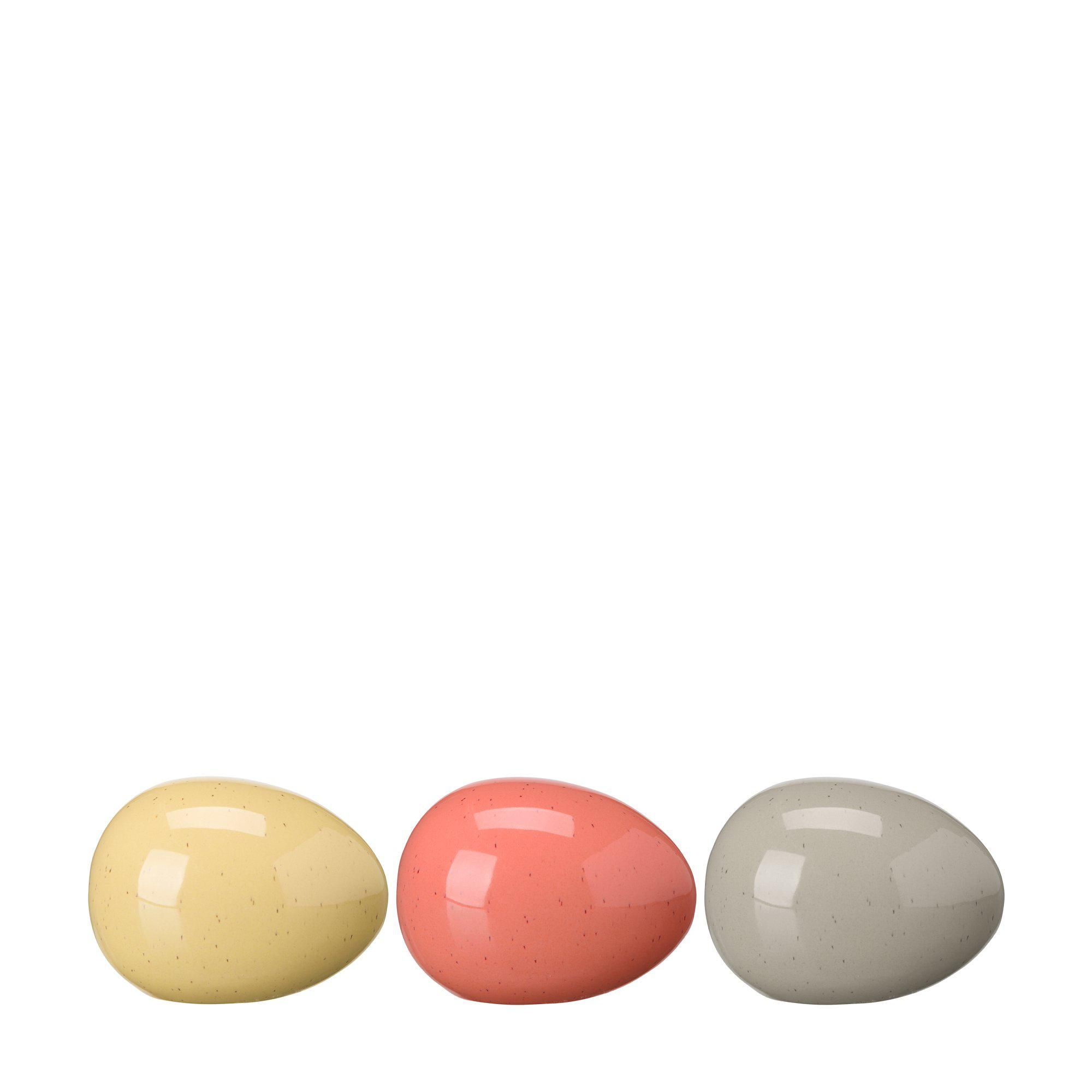 BERIT EGG Lying Mix Yellow, Red, Grey - Yellow, Red, Grey - 7x9cm