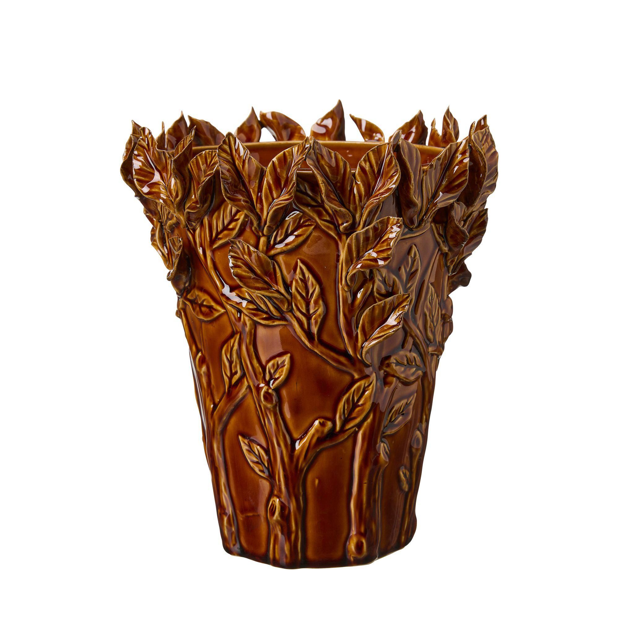 EVA High Pot Chestnut Brown - Chestnut Brown - 23x27cm