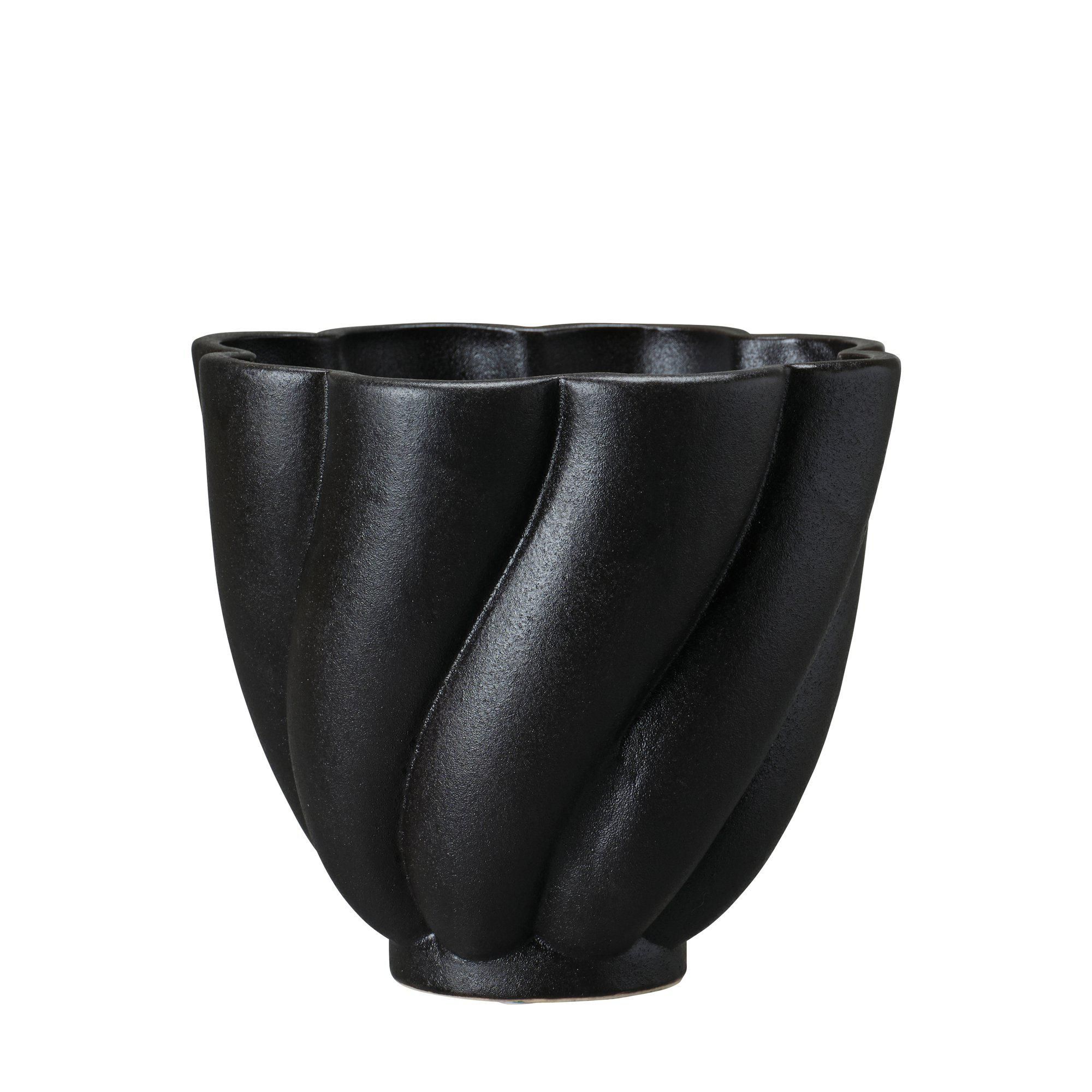 LISA Pot Black - Black - 22x19cm