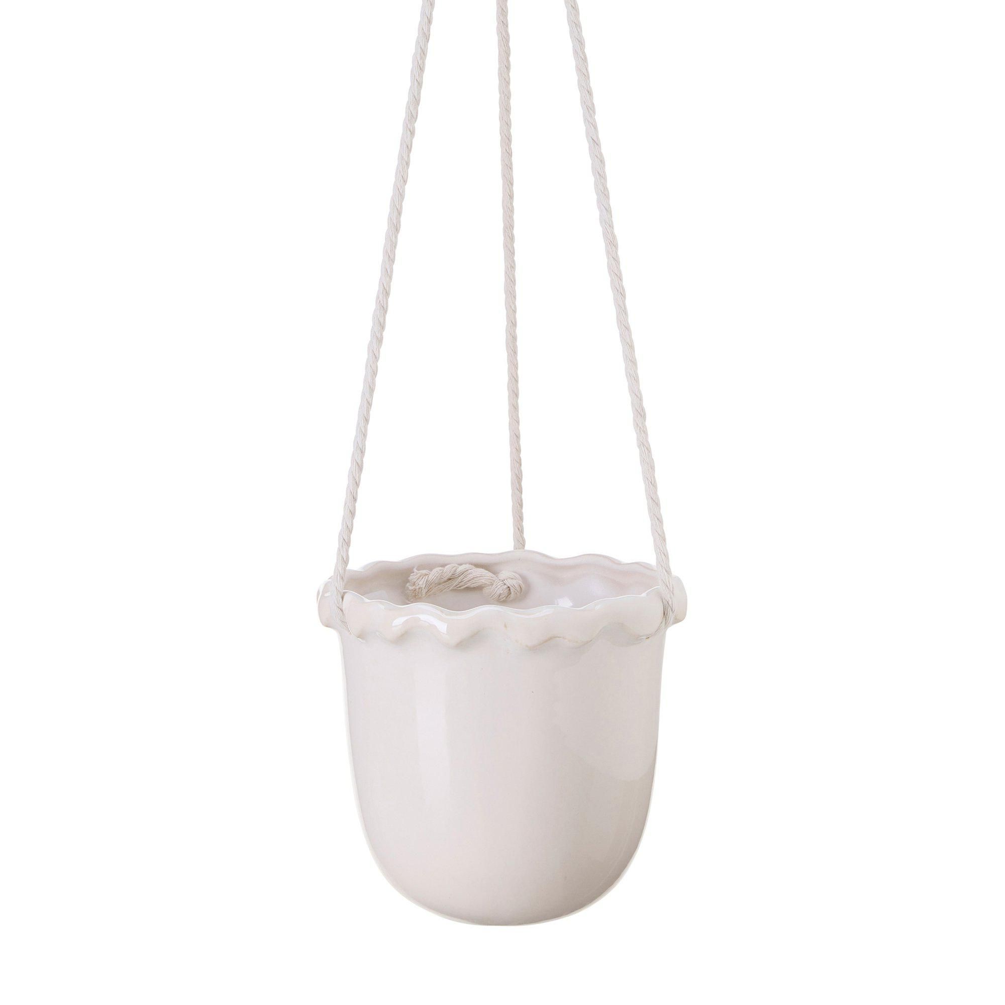 VIKTORIA Ampel Offwhite - Offwhite - 16x16 + 60cm