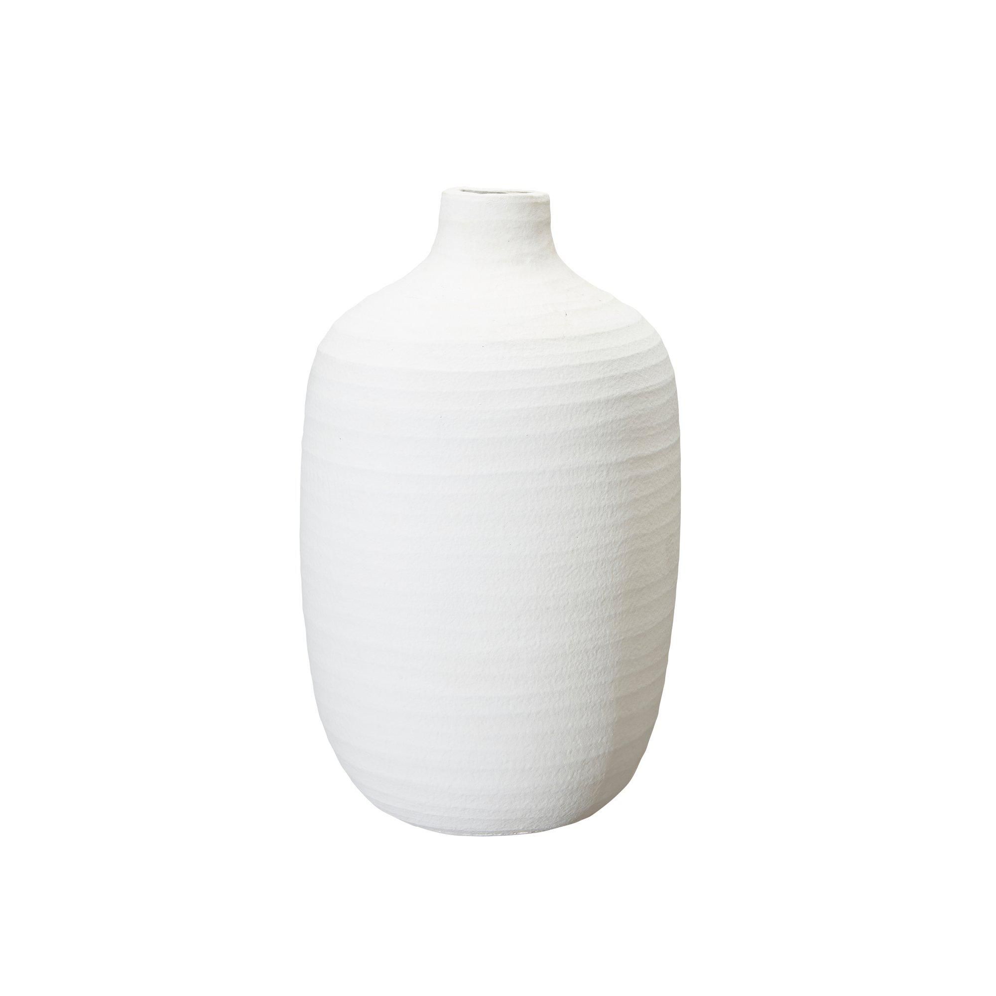 ALBA Vas Vit Matt - Vit Matt - 24x40cm