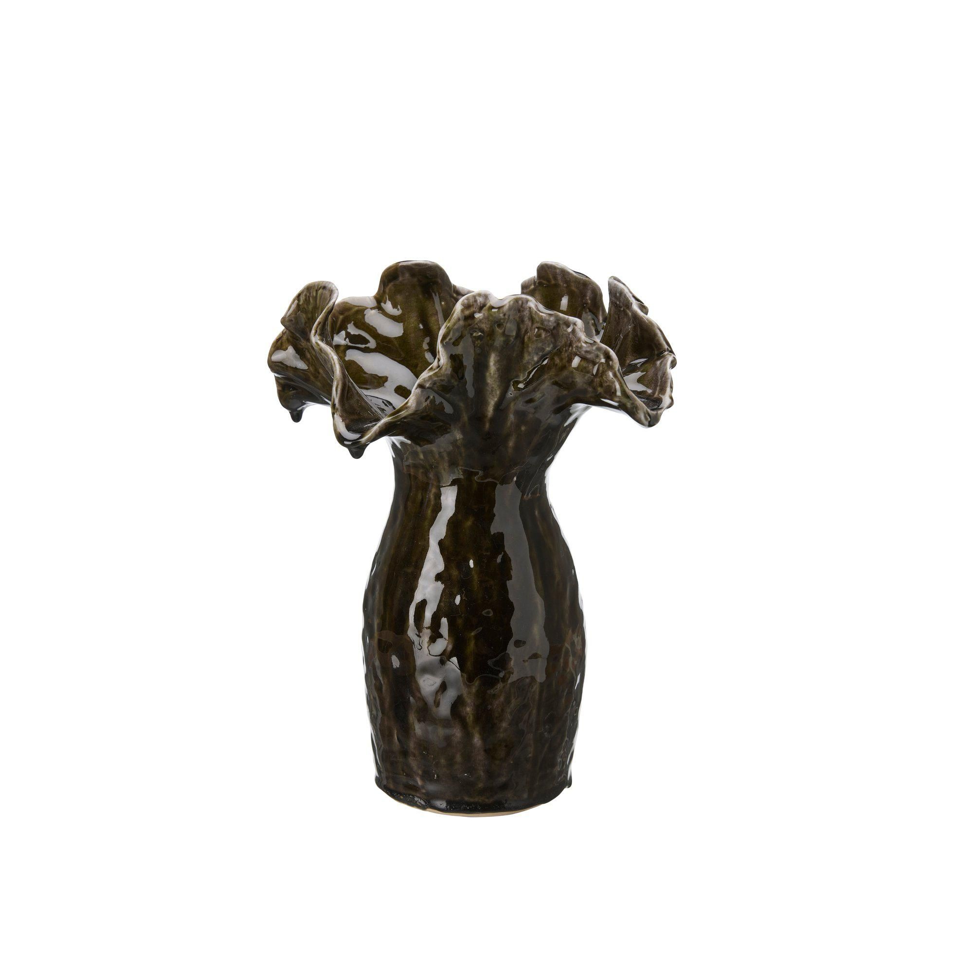 MARIANNE Vas Grönmelerad - Grönmelerad - 30x25x35cm
