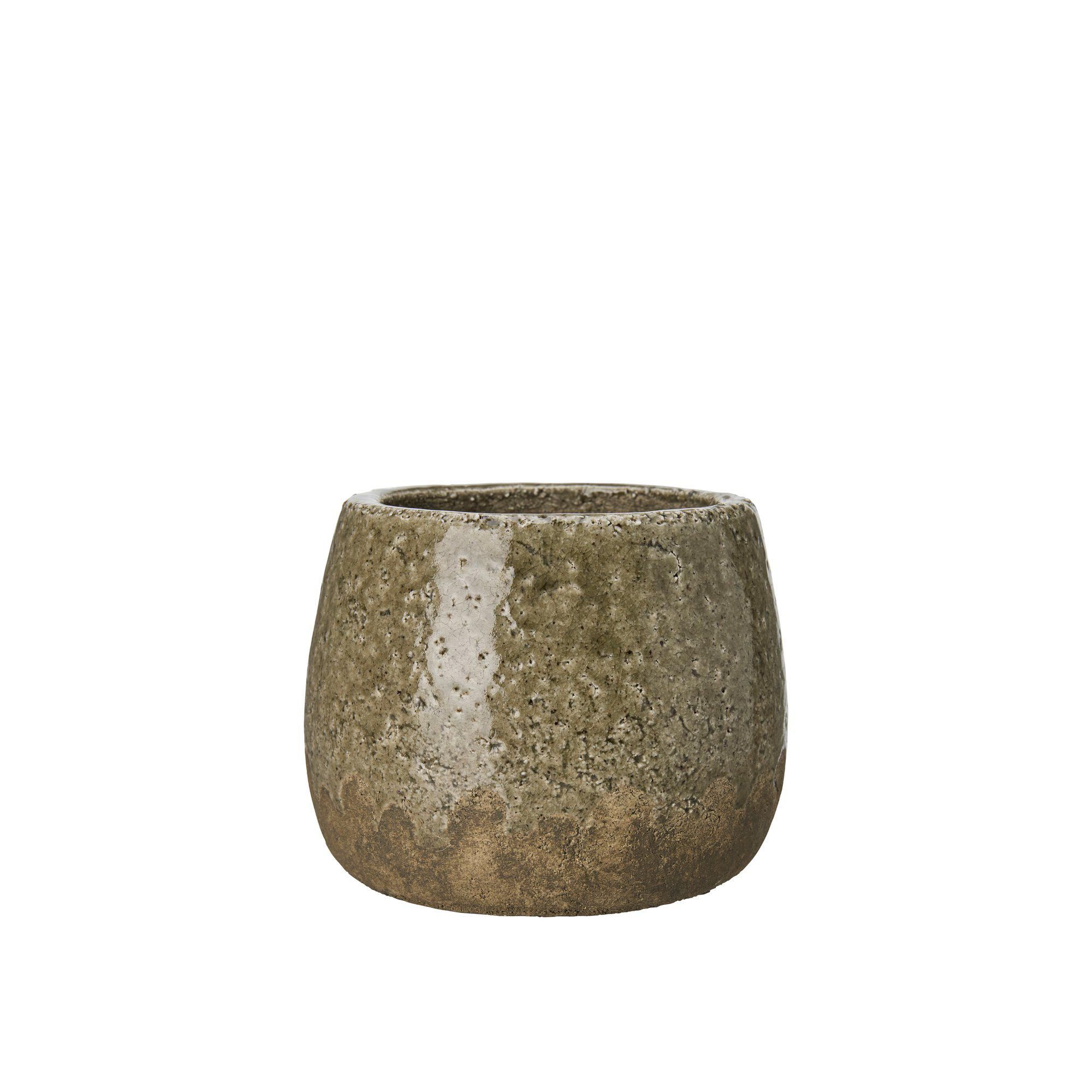 SANDRA Pot Green Melange - Green Melange - 19x15cm
