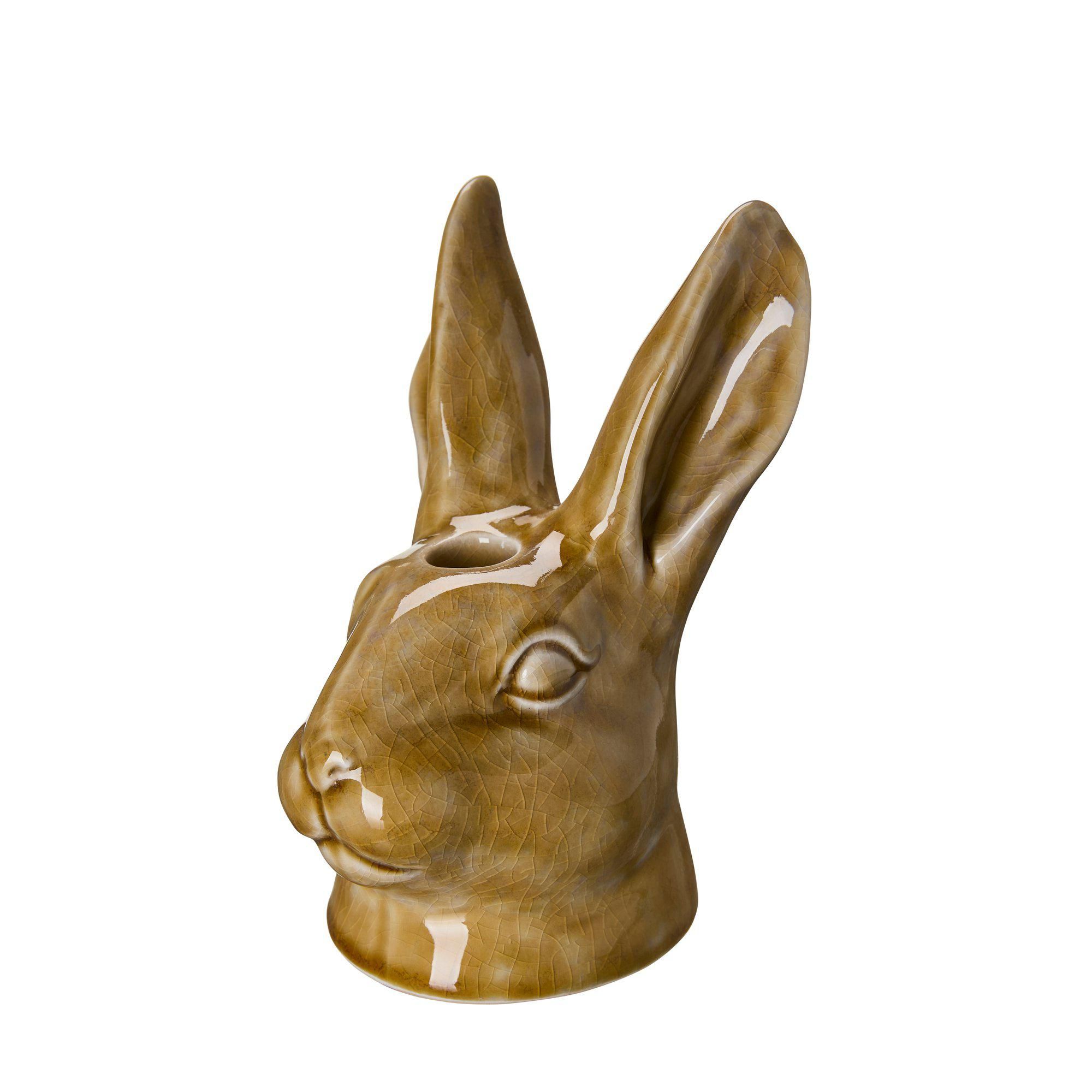 PAULA Rabbit Candle Oat - Oat - 11x12x19cm