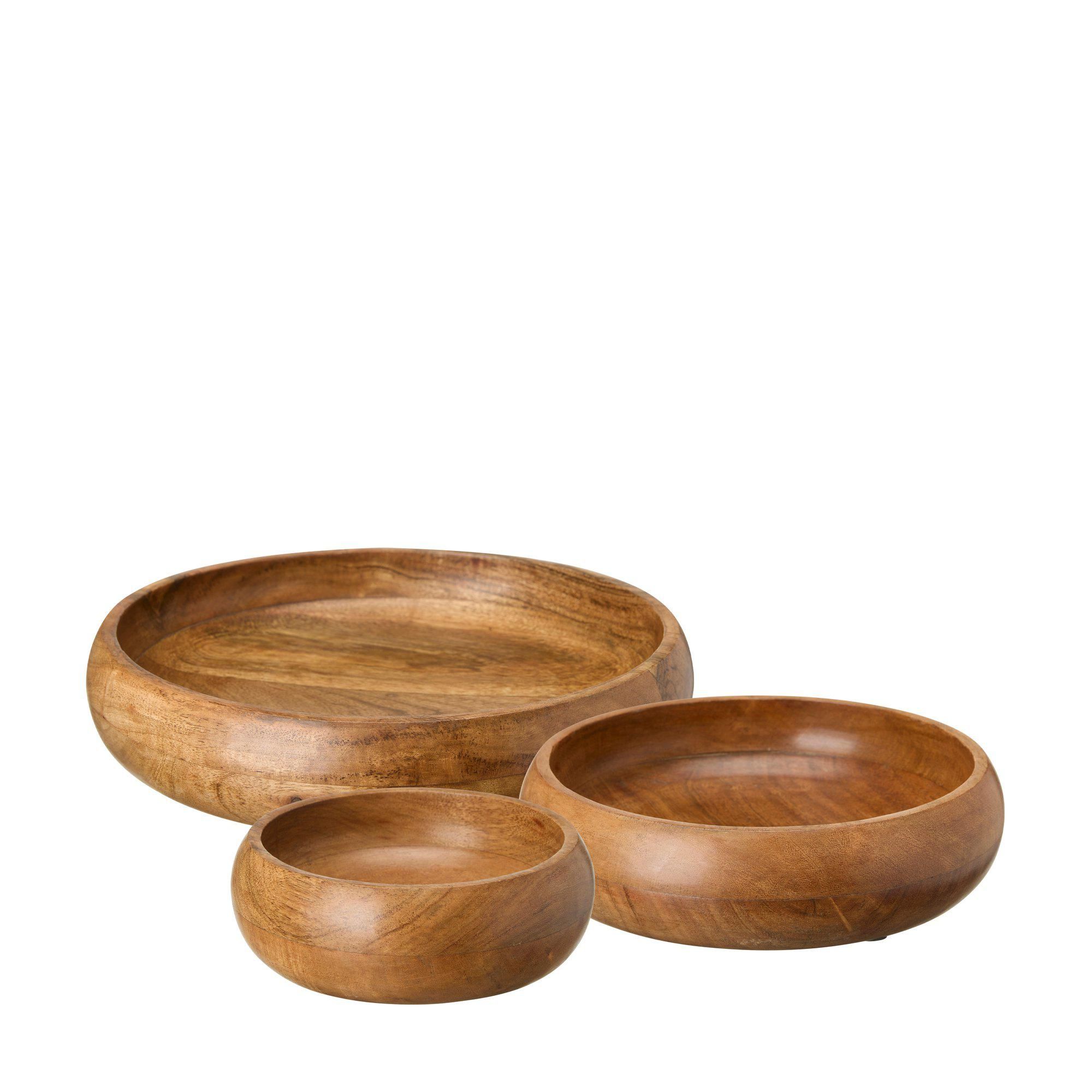 CELICA Bowl S/3 Natural - Natural - 25x5 20x5 15x5cm
