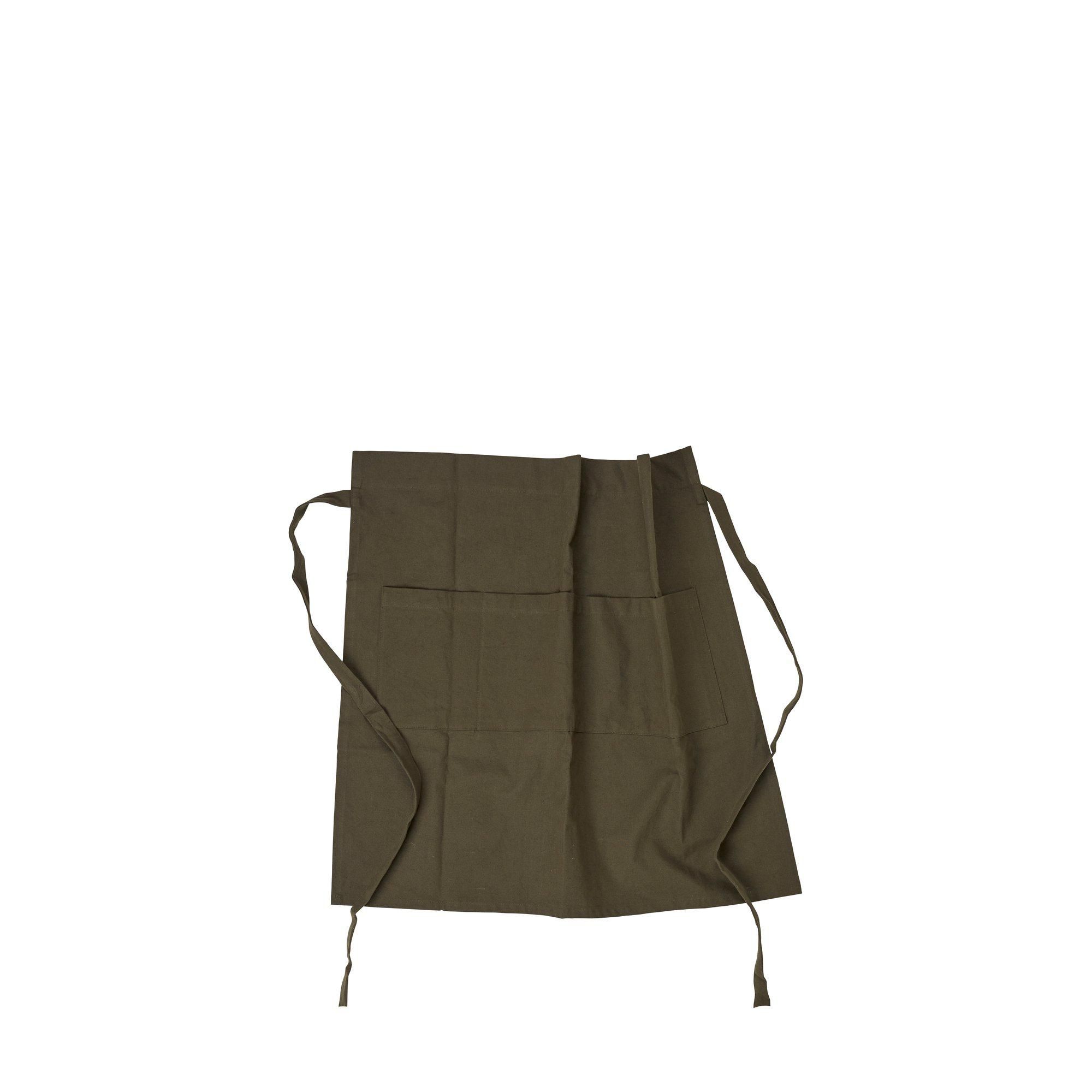 FÖRKLÄDE Midja Mossgrön - Mossgrön - 70x65cm