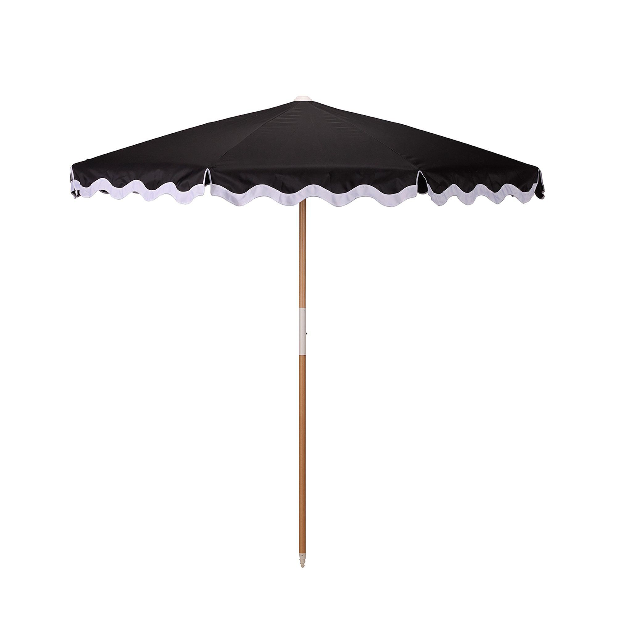 ANTIBES Parasol Black/White - Black/White - 180x210cm