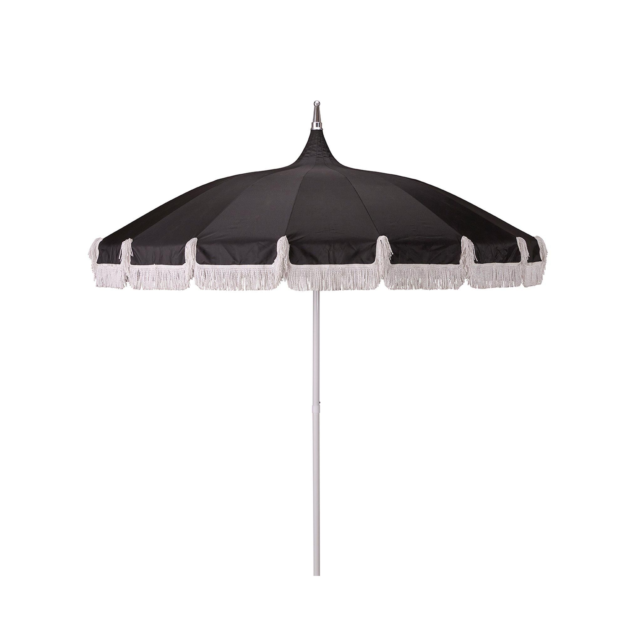 SANTIAGO Parasol Black - Black - 207x240cm