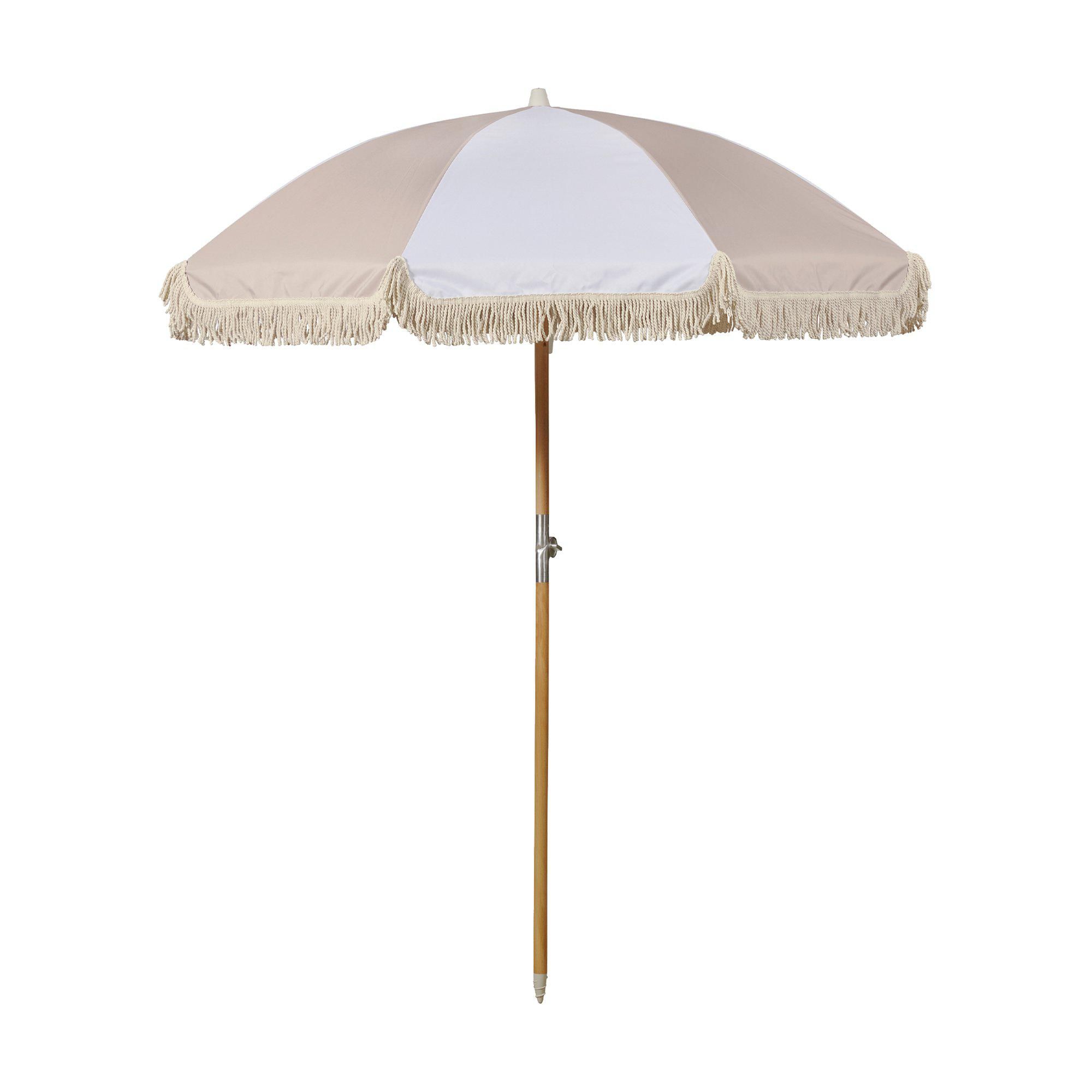 VALLETTA Parasol White/Beige - White/Beige - 180x210cm