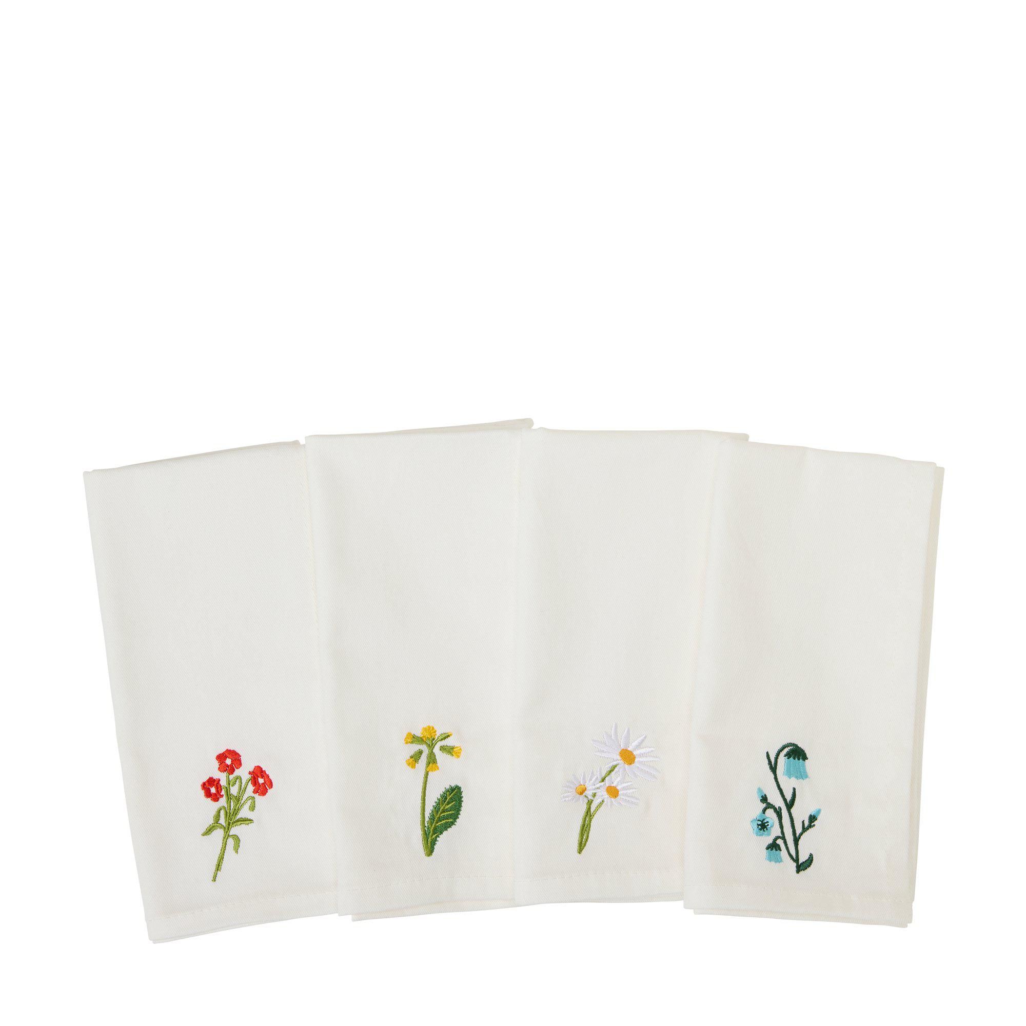 SERVETT Blomma Mix Vit/Mix - Vit/Mix - 40x40cm