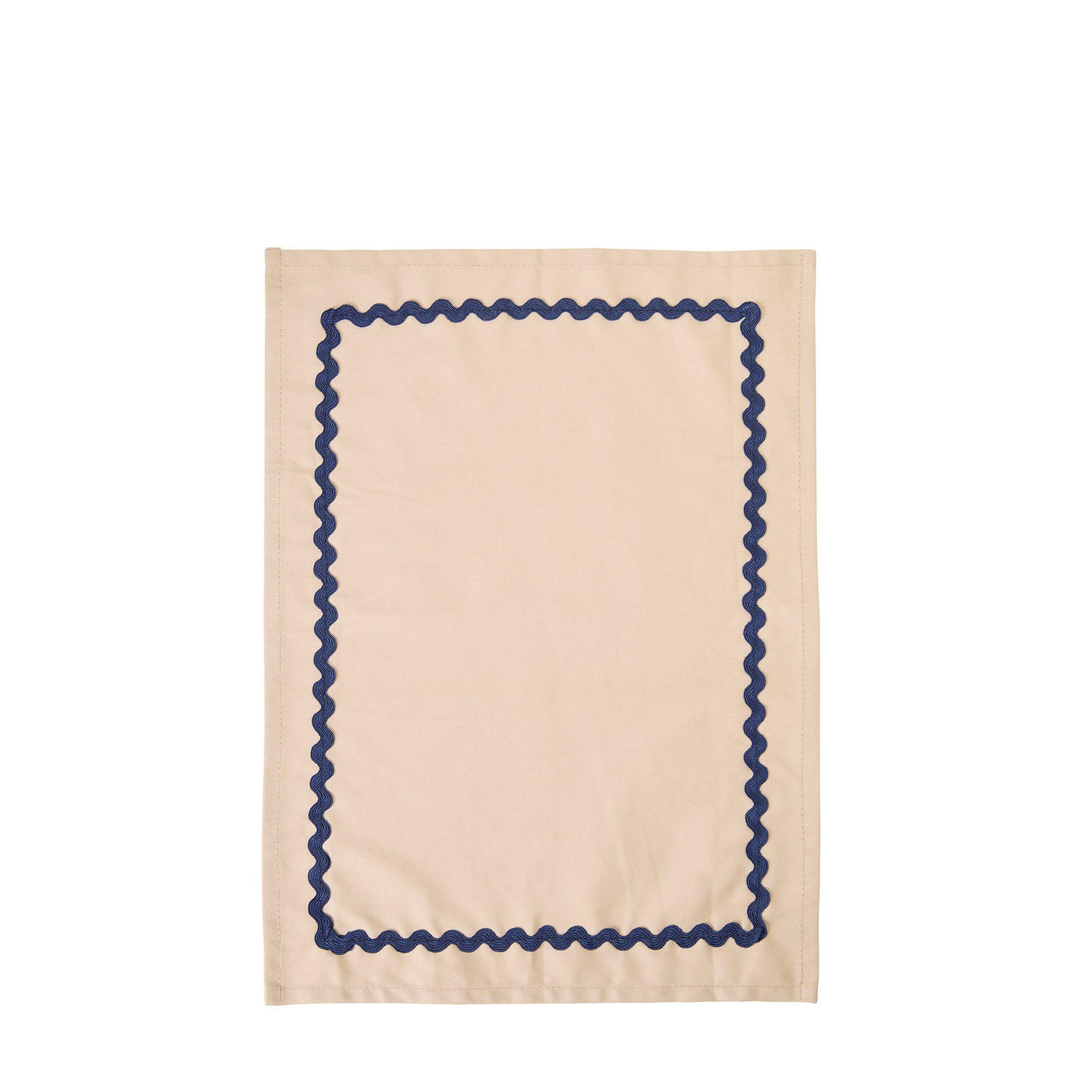 PLACEMAT Box Beige/Blue - Beige/Blue - 33x45cm