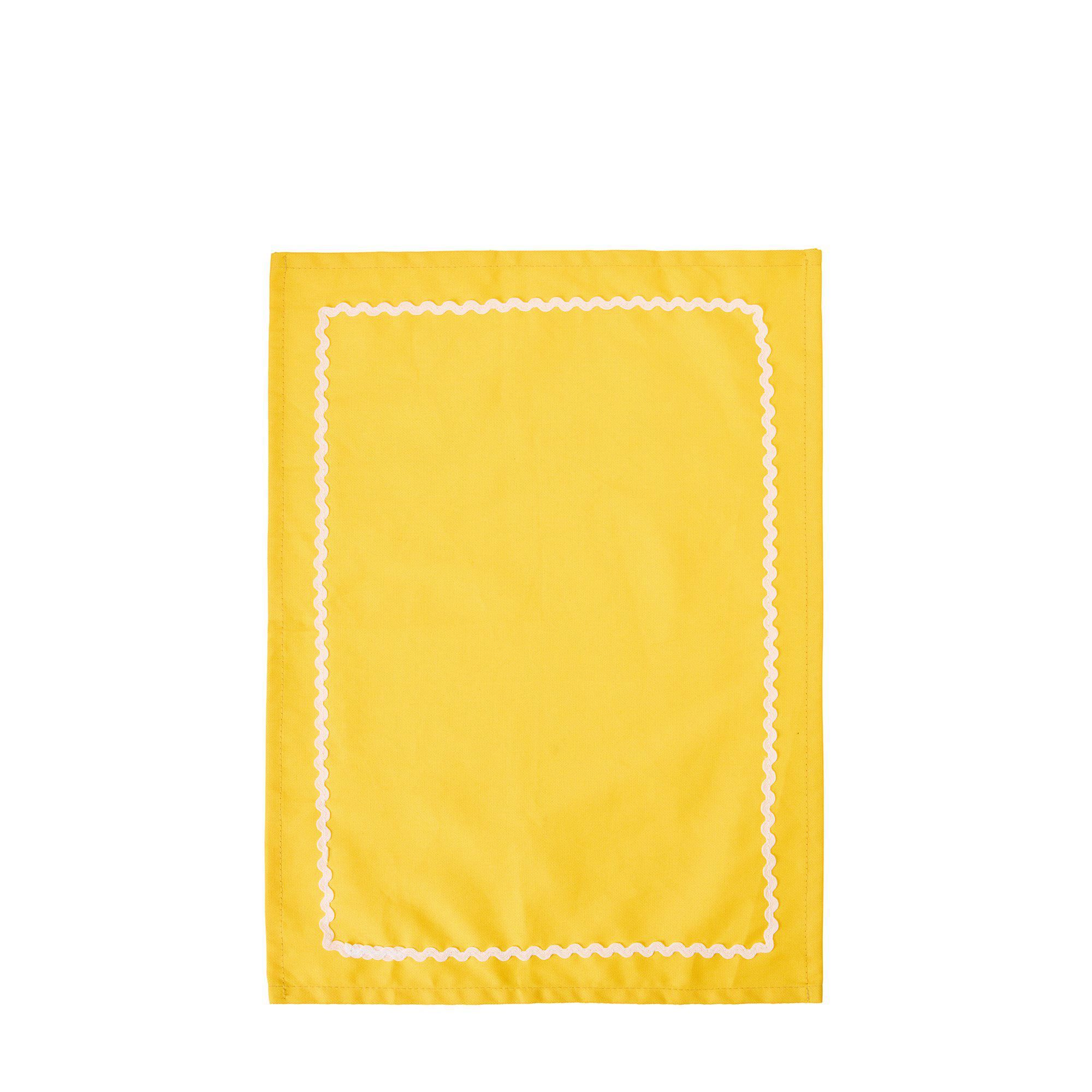 PLACEMAT Box Yellow/White - Yellow/White - 33x45cm