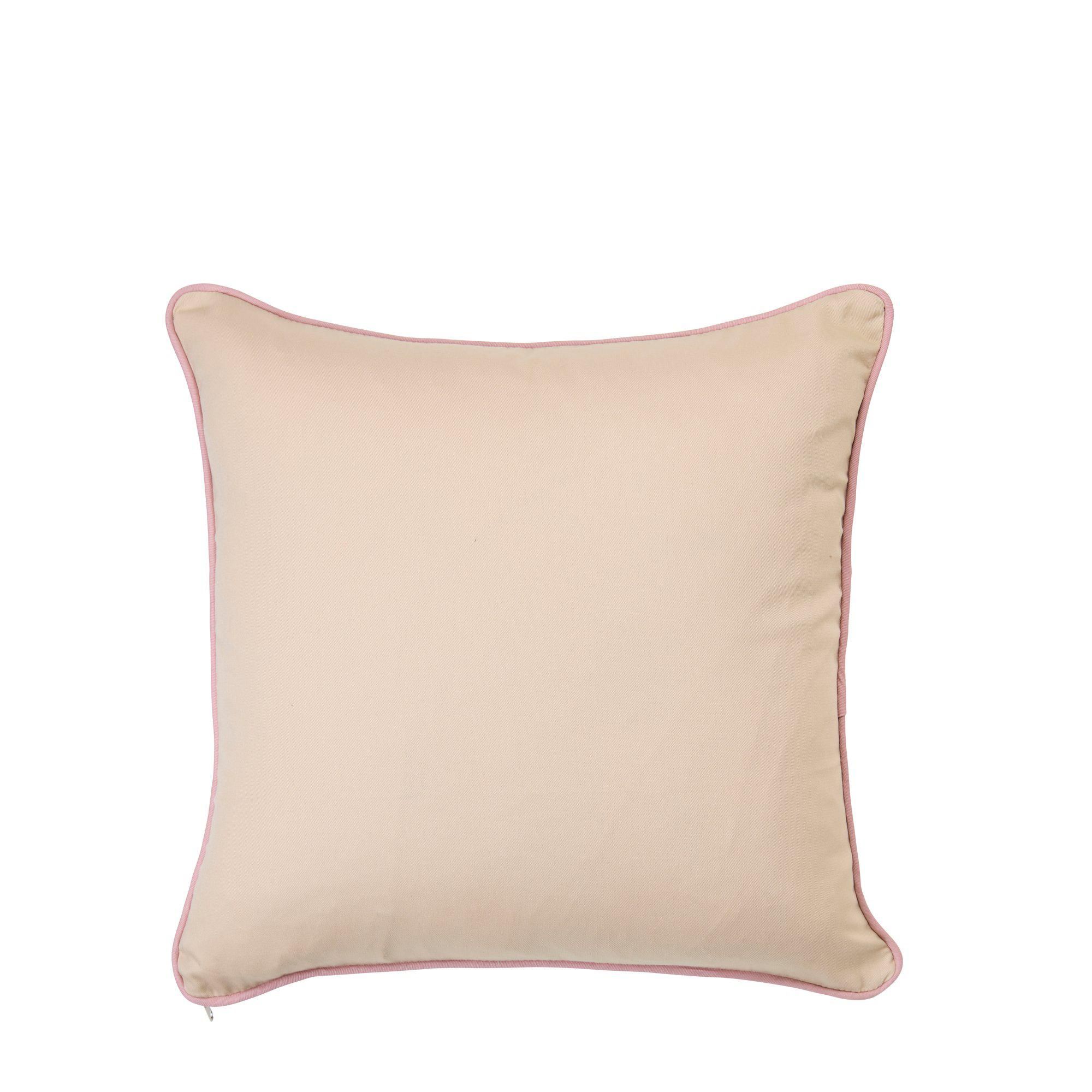 NANCY Cushion cover Beige/Pink - Beige/Pink - 40x40cm