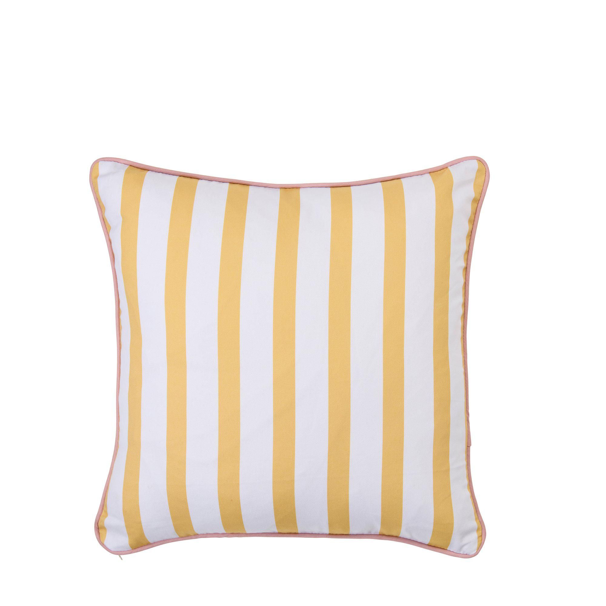 MATEA Cushion cover Yellow/Pink - Yellow/Pink - 40x40cm