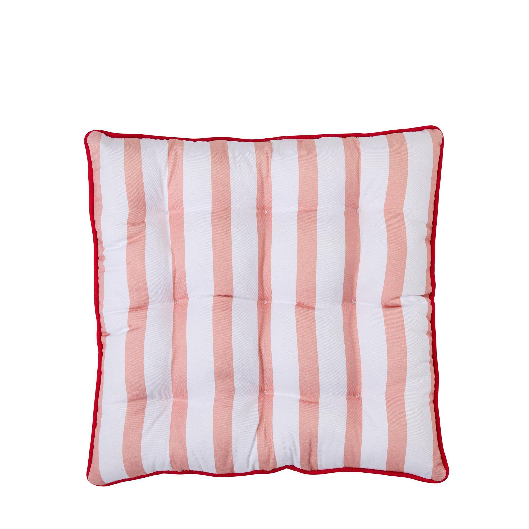 MATEA Seat cushion Pink/Red - Pink/Red - 40x40cm