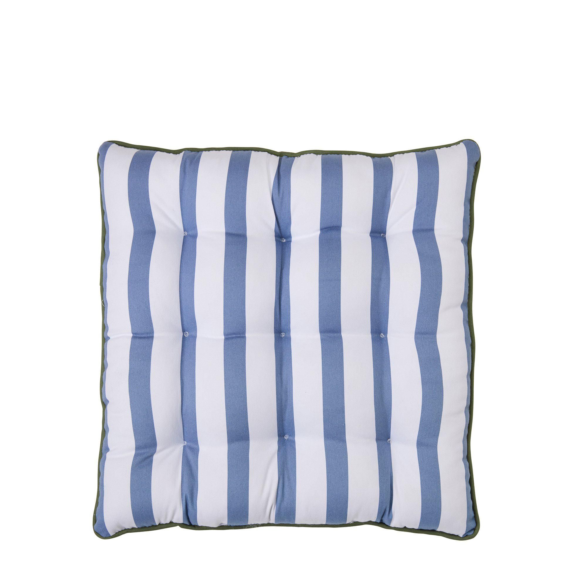 MATEA Seat cushion Blue/Green - Blue/Green - 40x40cm