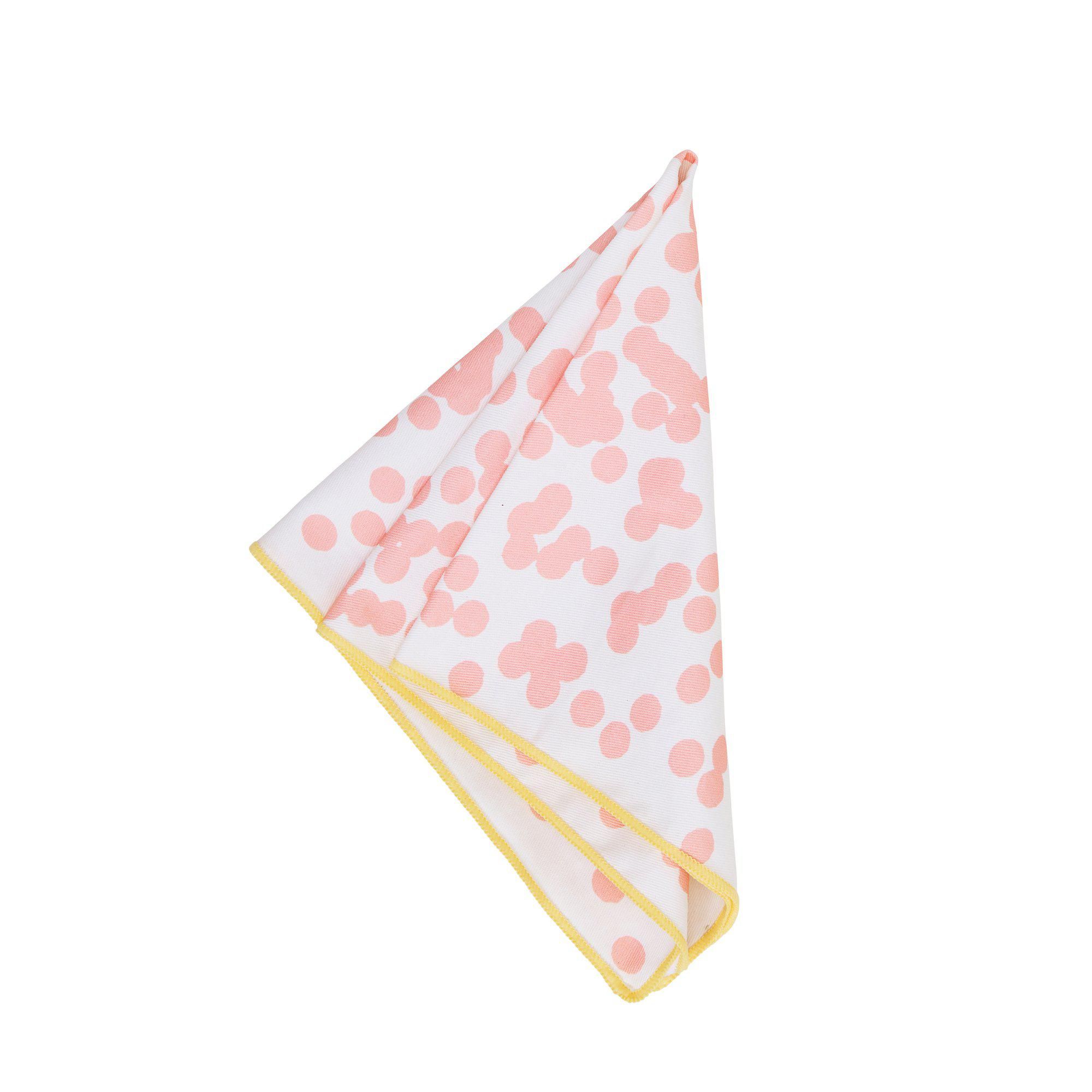 SYLVIE Servett Rosa/Gul/Vit - Rosa/Gul/Vit - 40x40cm