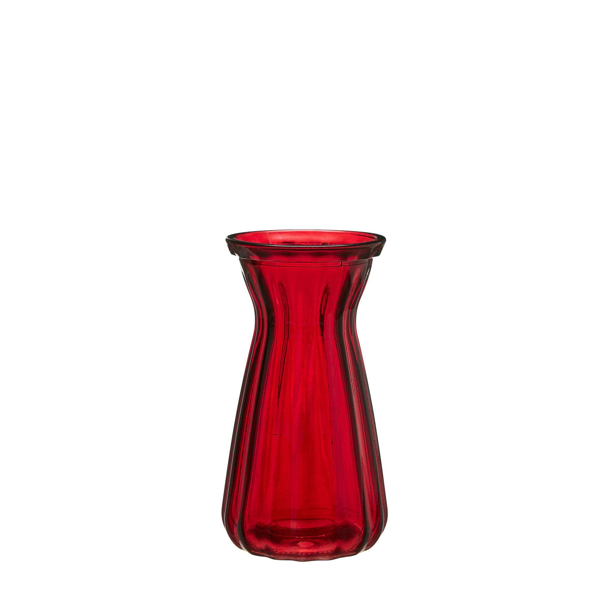 LEJA Vase Red - Red - 11x20cm
