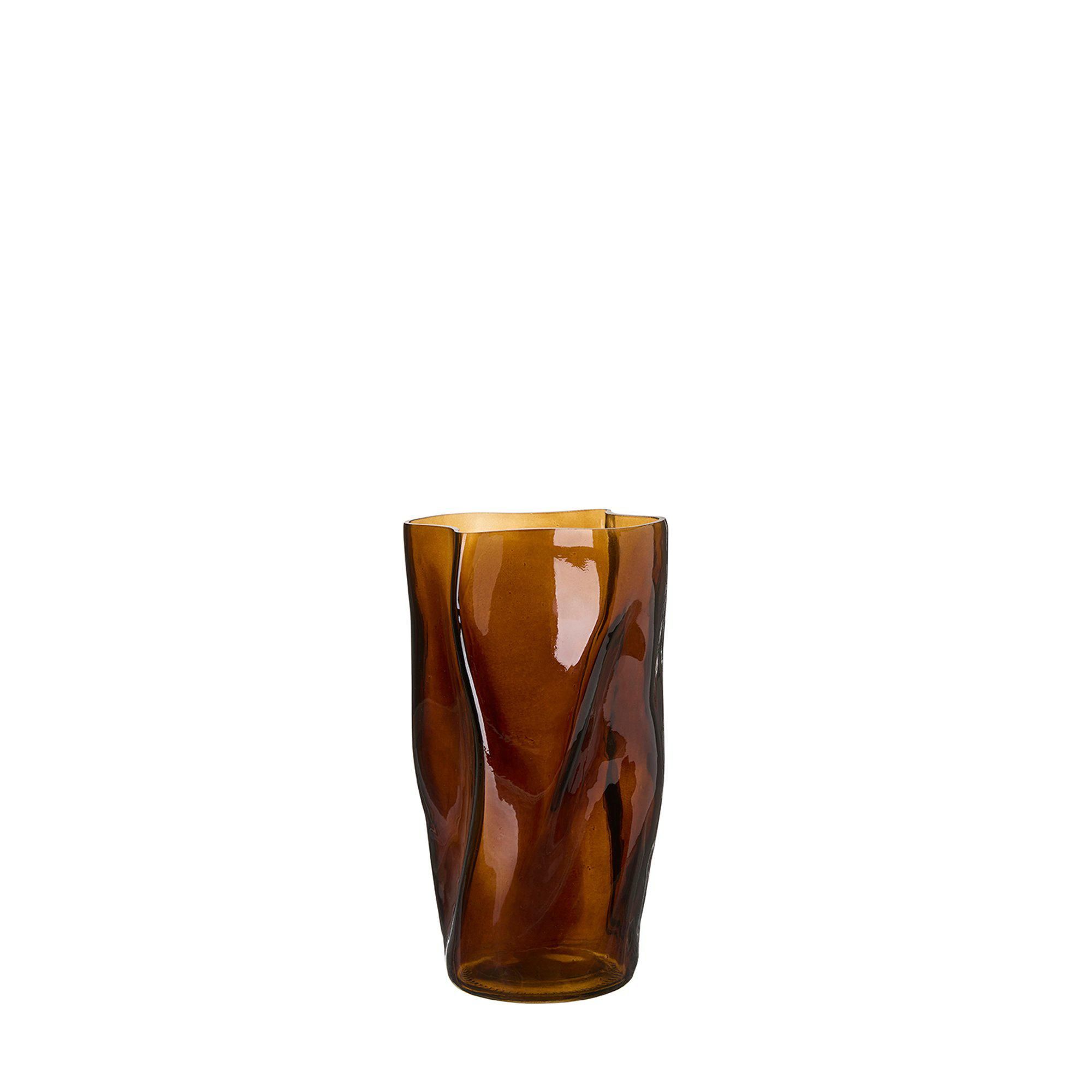 ELIZ Vase Brown - Brown - 13x23cm