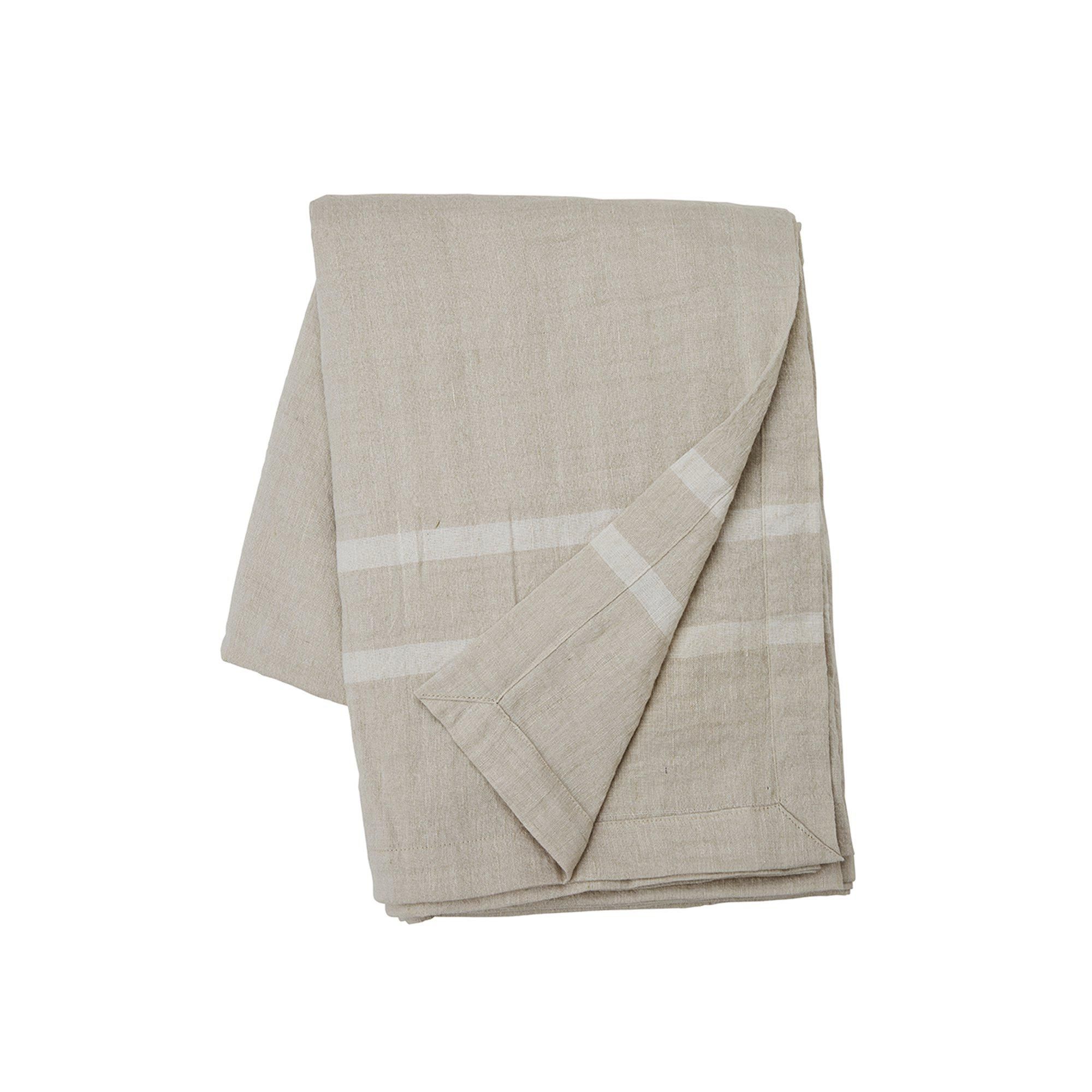 TAKI Duk Linne/Offwhite - Linne/Offwhite - 130x170cm