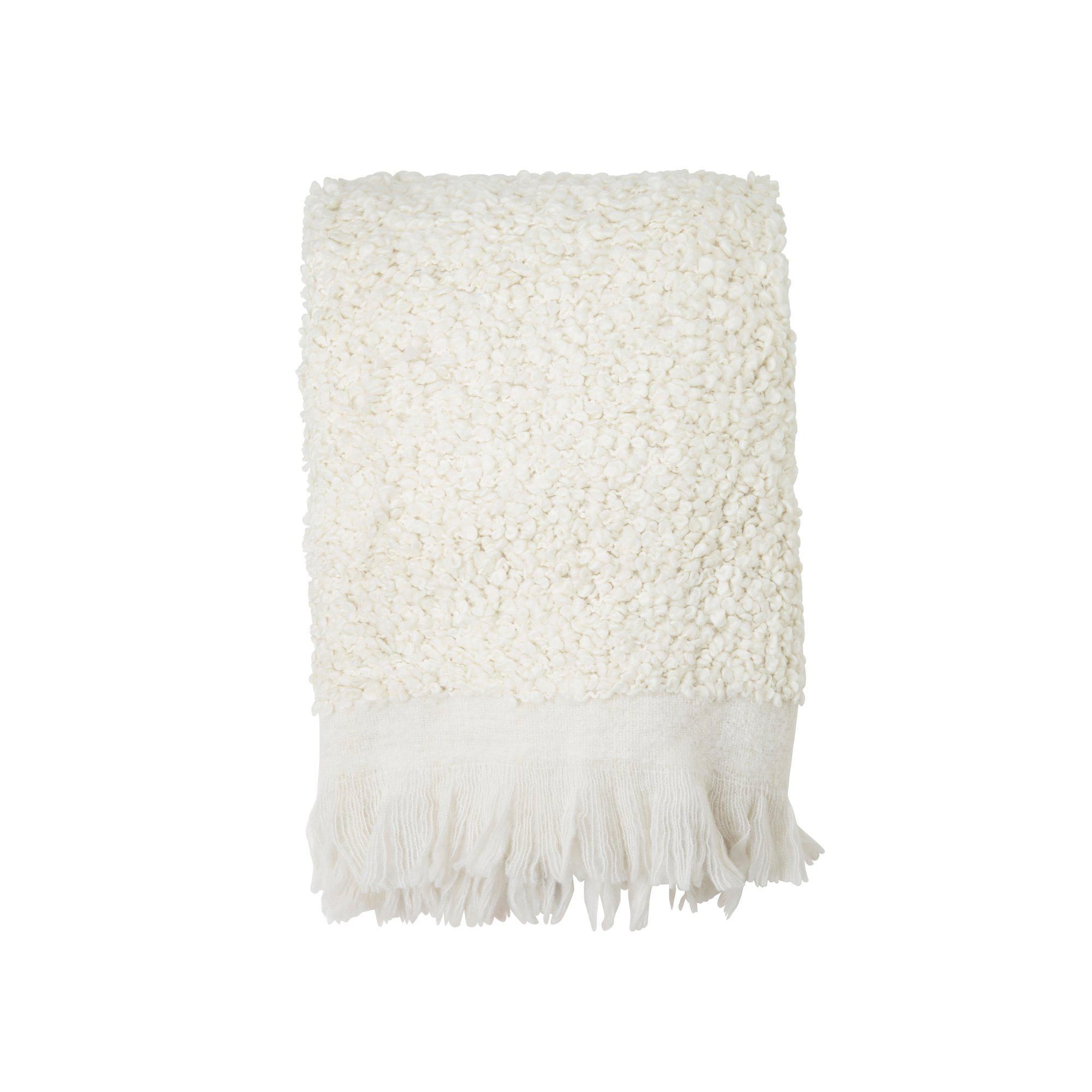 NALIA Throw Offwhite - Offwhite - 125x150cm