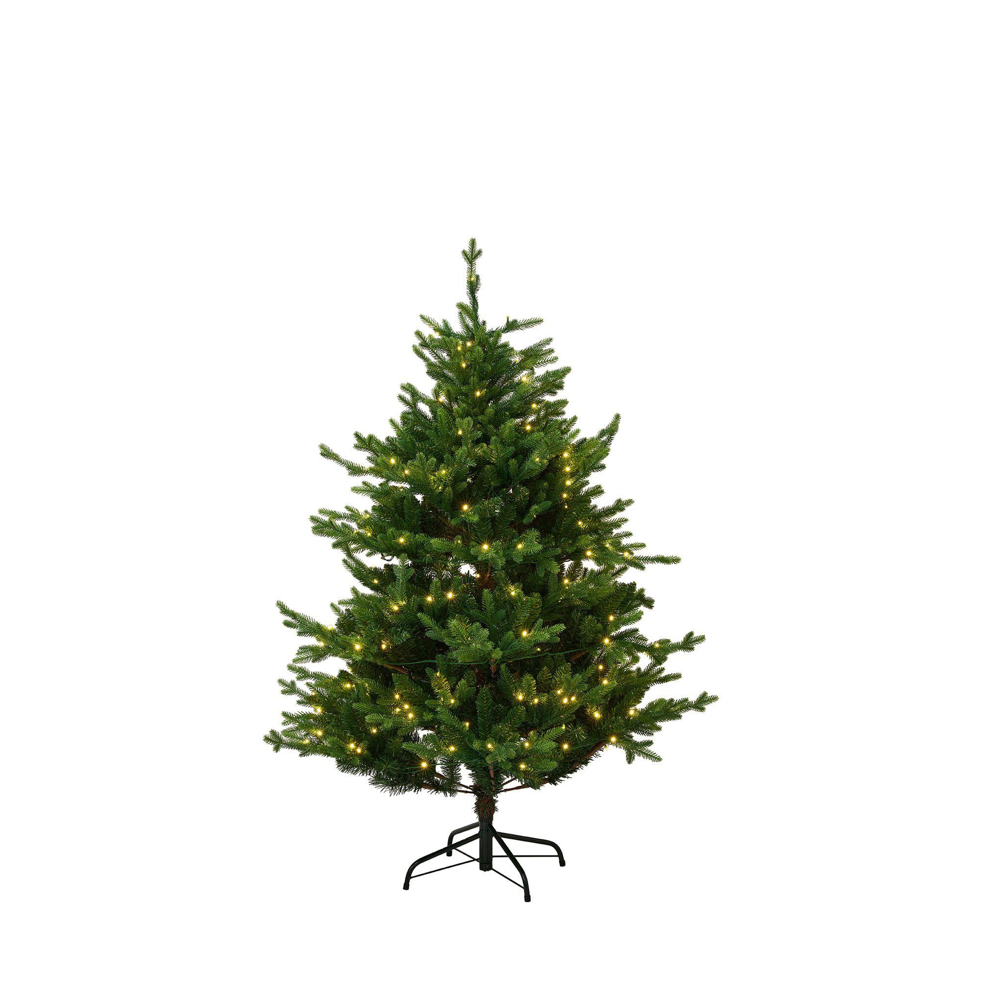 CHRISTMAS TREE w. lights Green - Green - 180 cm