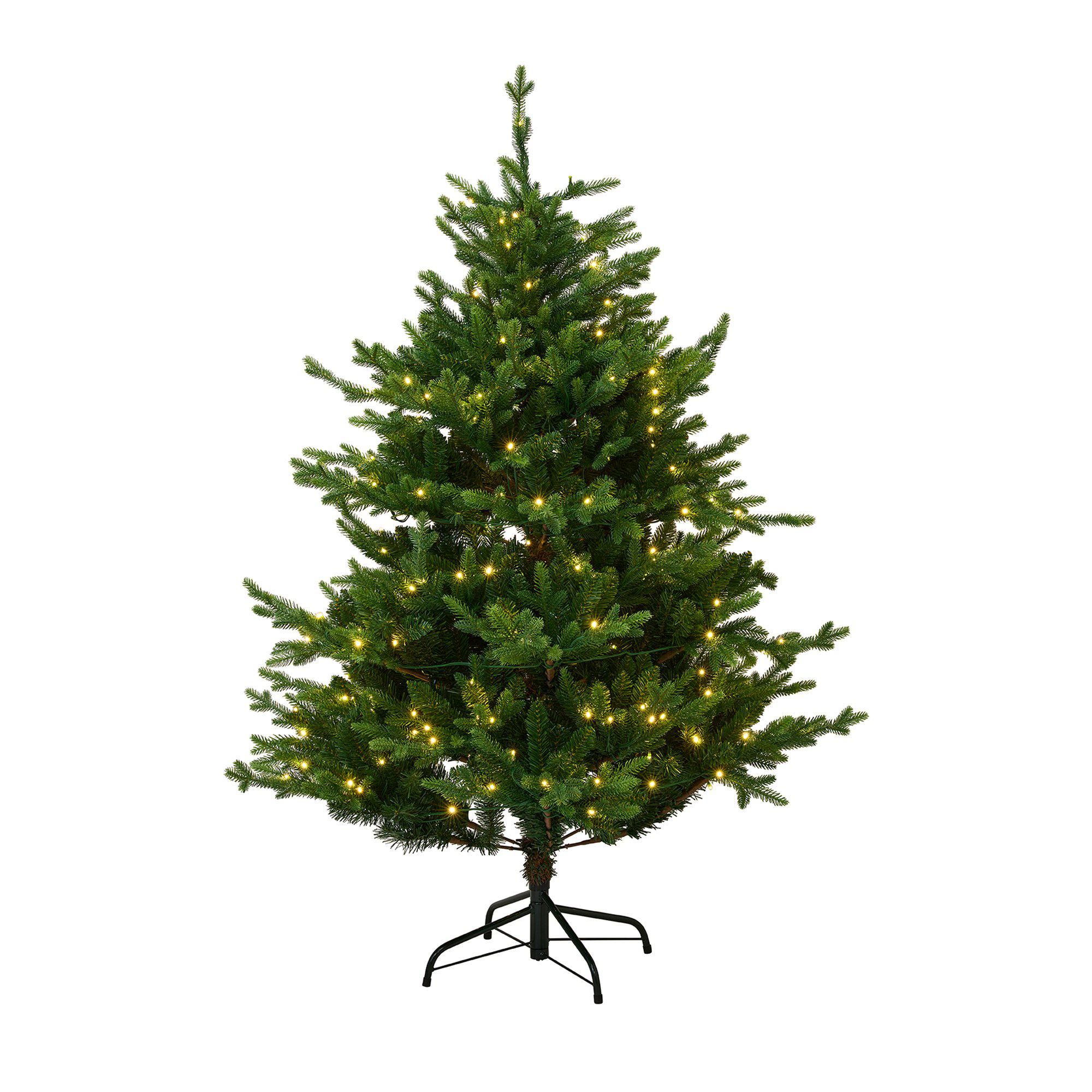 GRAN m. belysning Grön - Grön - 240 cm