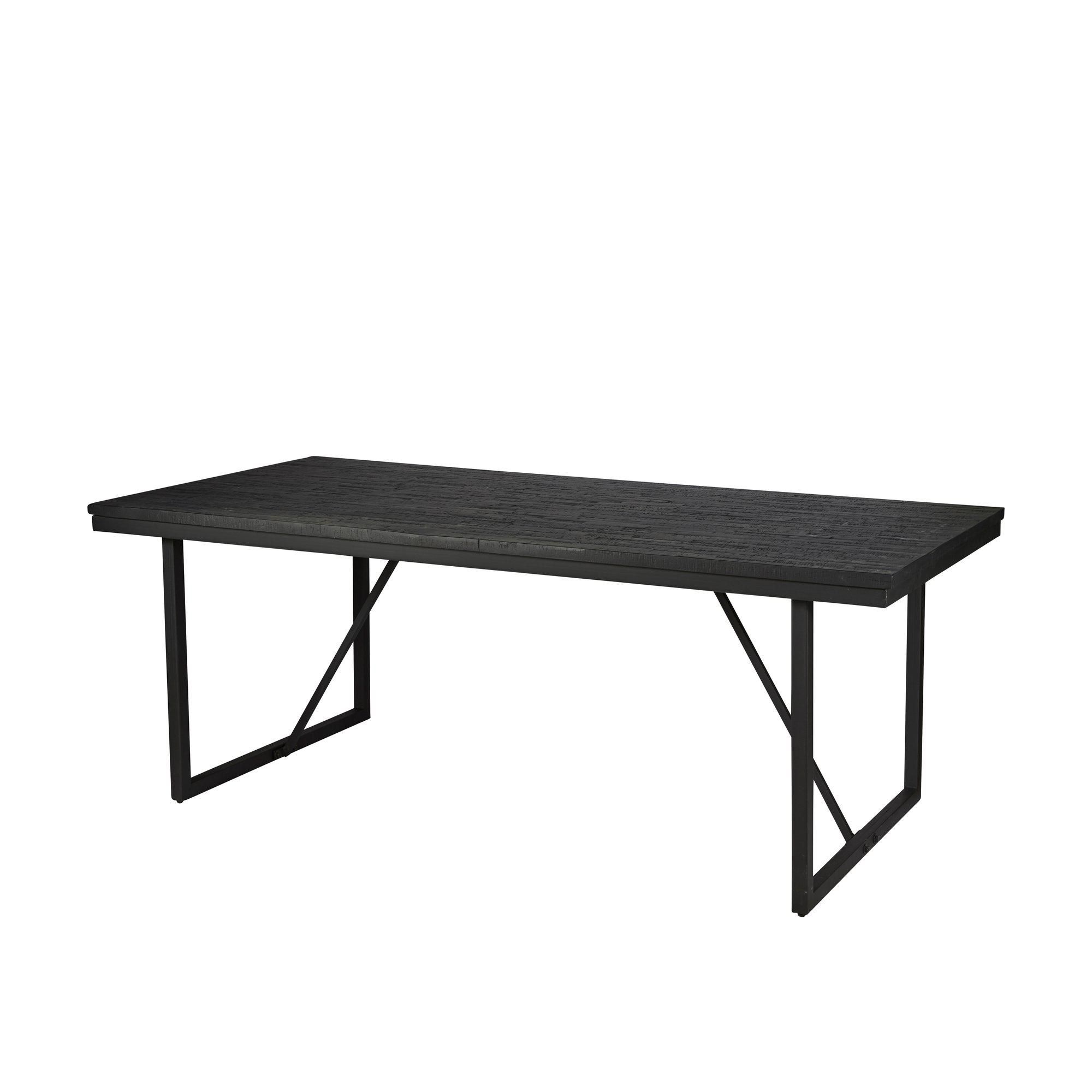 KYOTO Bord Svart Matt - Svart Melerad - 200x100x76cm