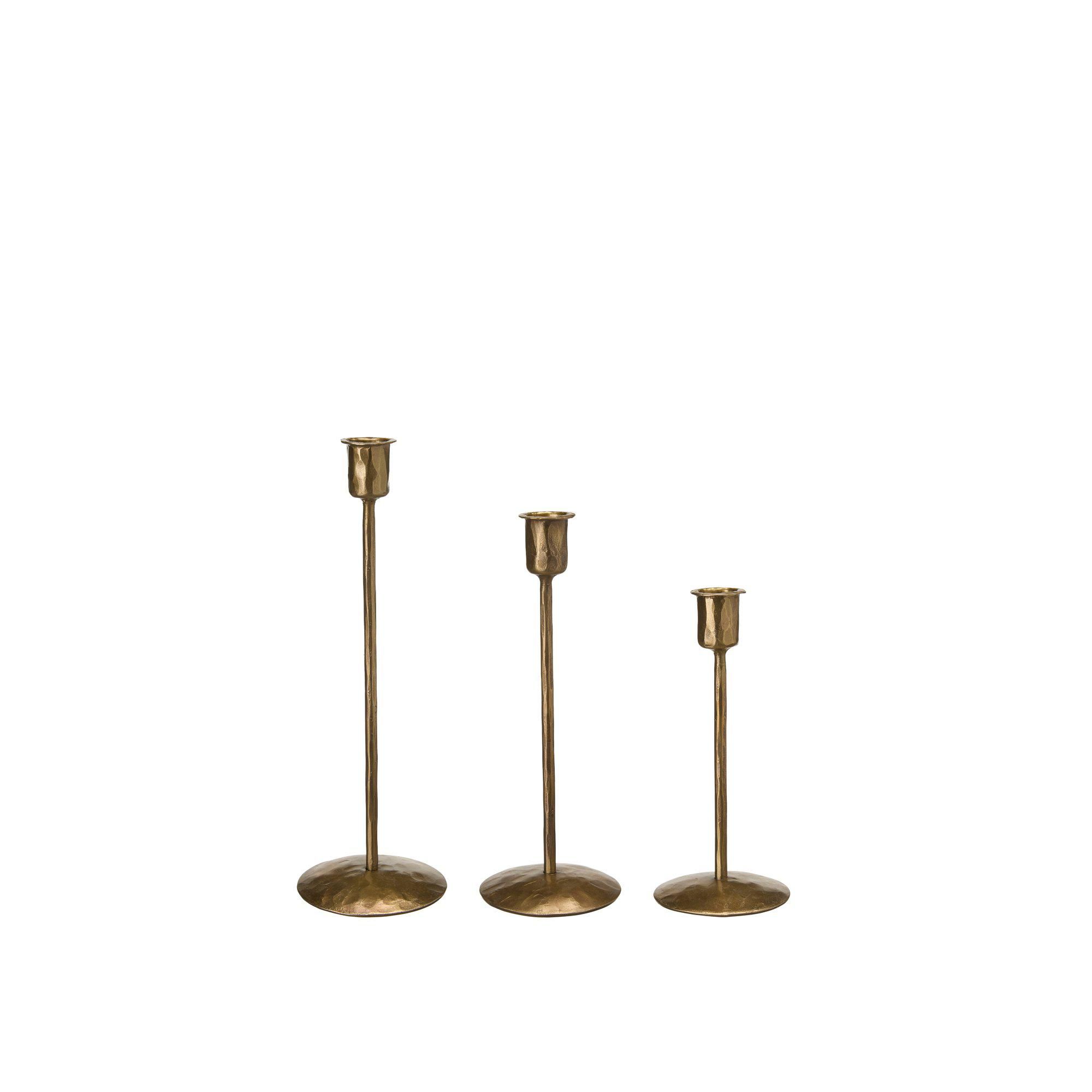 JOYTIS Candle holder Antique Gold - Antique Gold - 20x10 25x10x 30x10cm