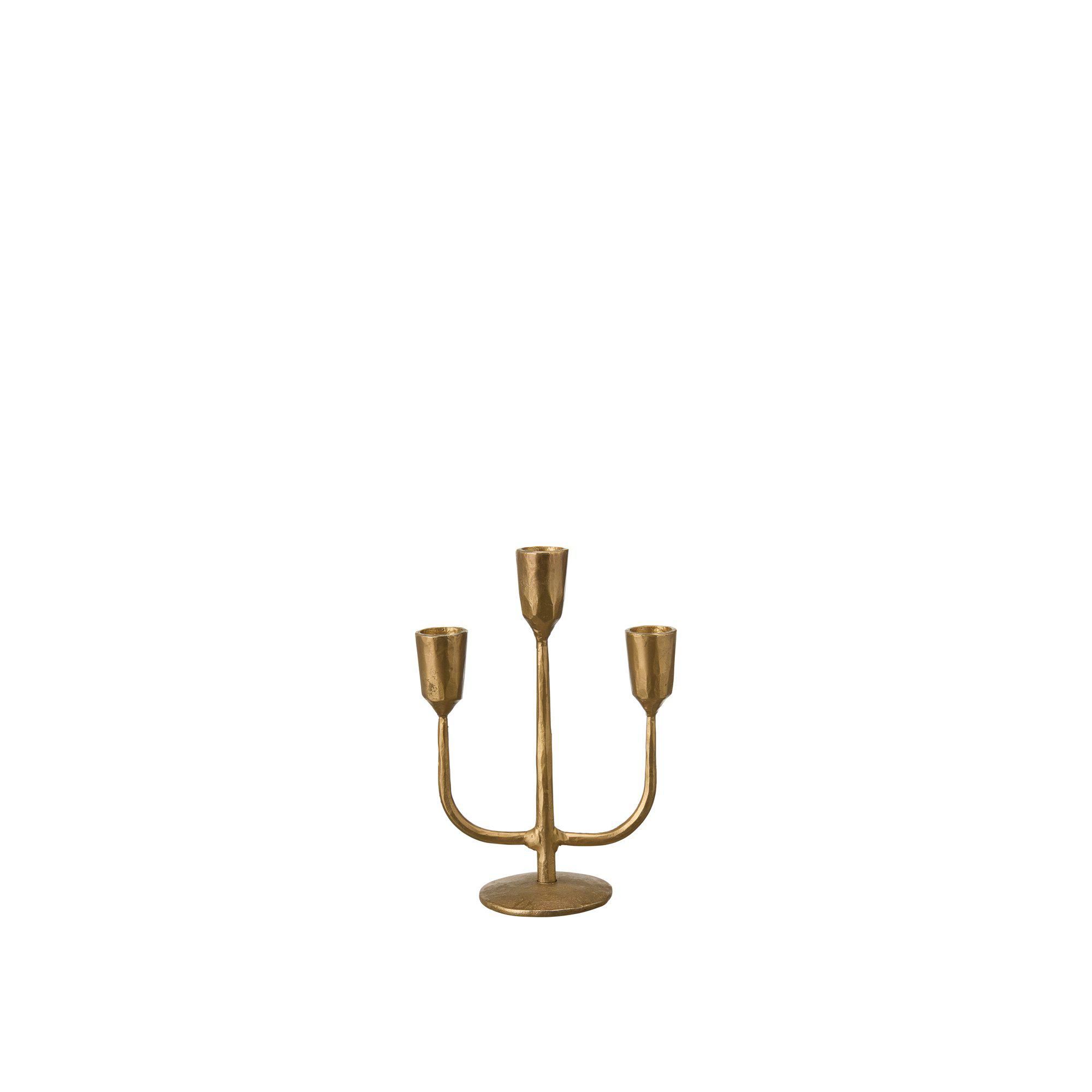 PRIYA Candle holder Antique Gold - Antique Gold - 14x10cm
