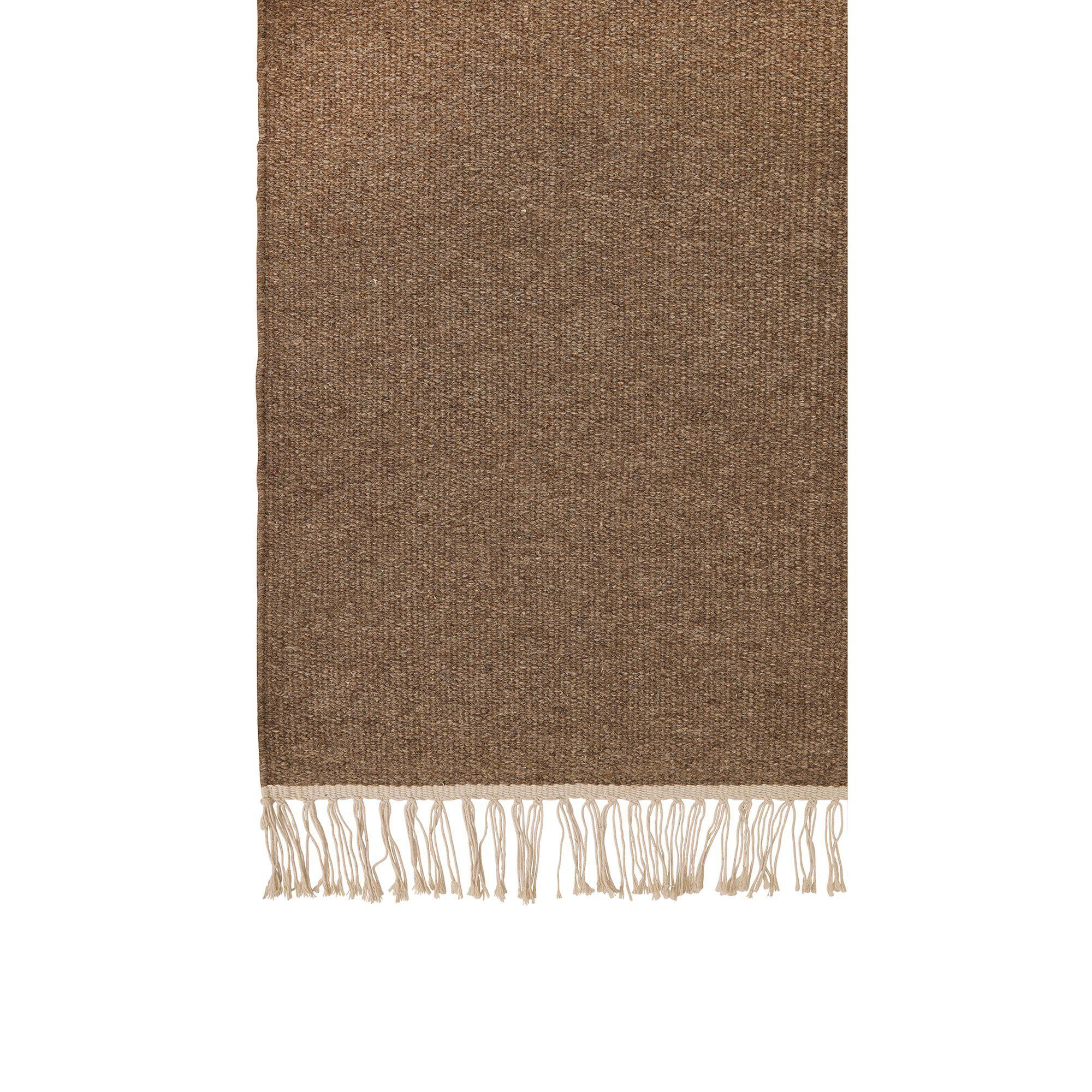 BERGEN Wool Rug Brown - Brown - 160x230cm