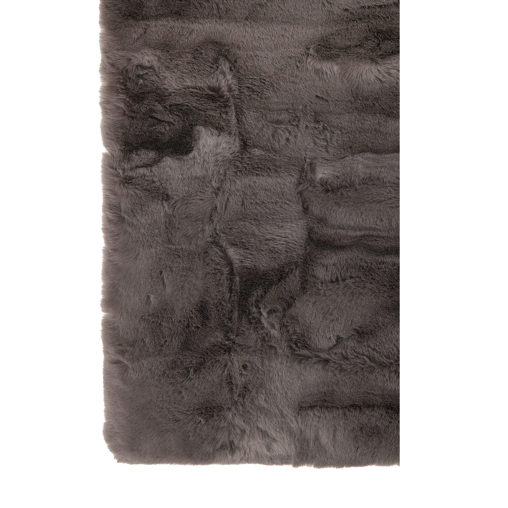 TORONTO Rug Dark grey - Dark Grey - 200x290cm